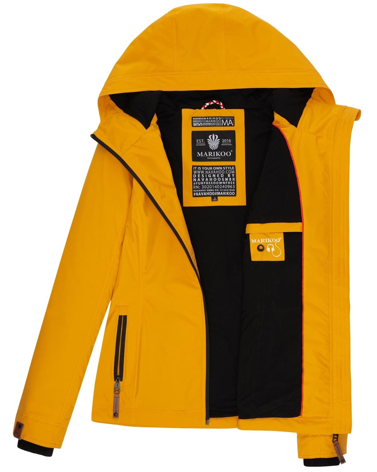 Marikoo Outdoorjacke »Marikoo Brombeere Damen Jacke B862«