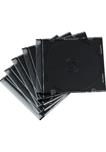Hama CD-Hülle »CD-Leerhülle Slim, 50er-Pack, Transparent/Schwarz schmal« kaufen