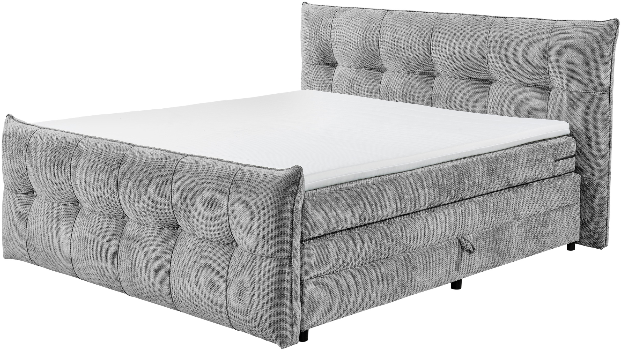 ED EXCITING DESIGN Boxspringbett »Gallina«, mit Bettkasten, inkl. Topper