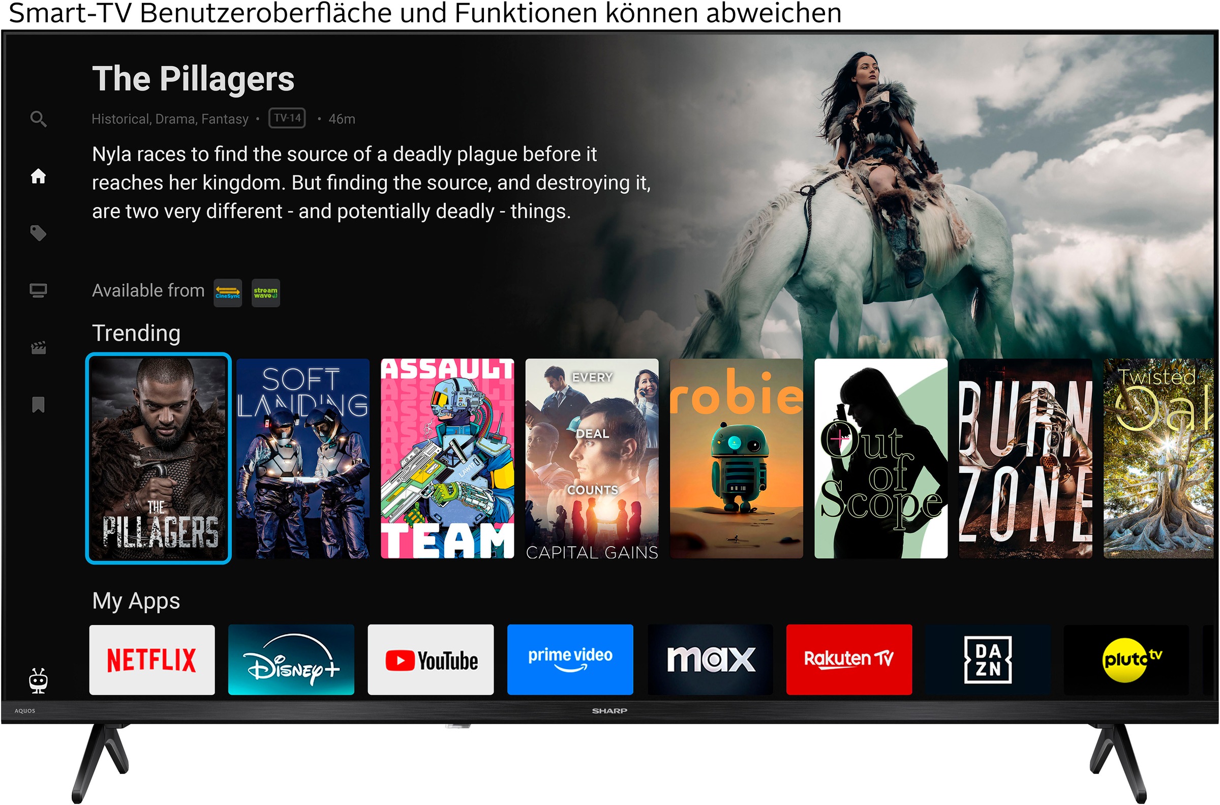 Sharp LED-Fernseher »2T-C40HEx«, Full HD, Smart-TV