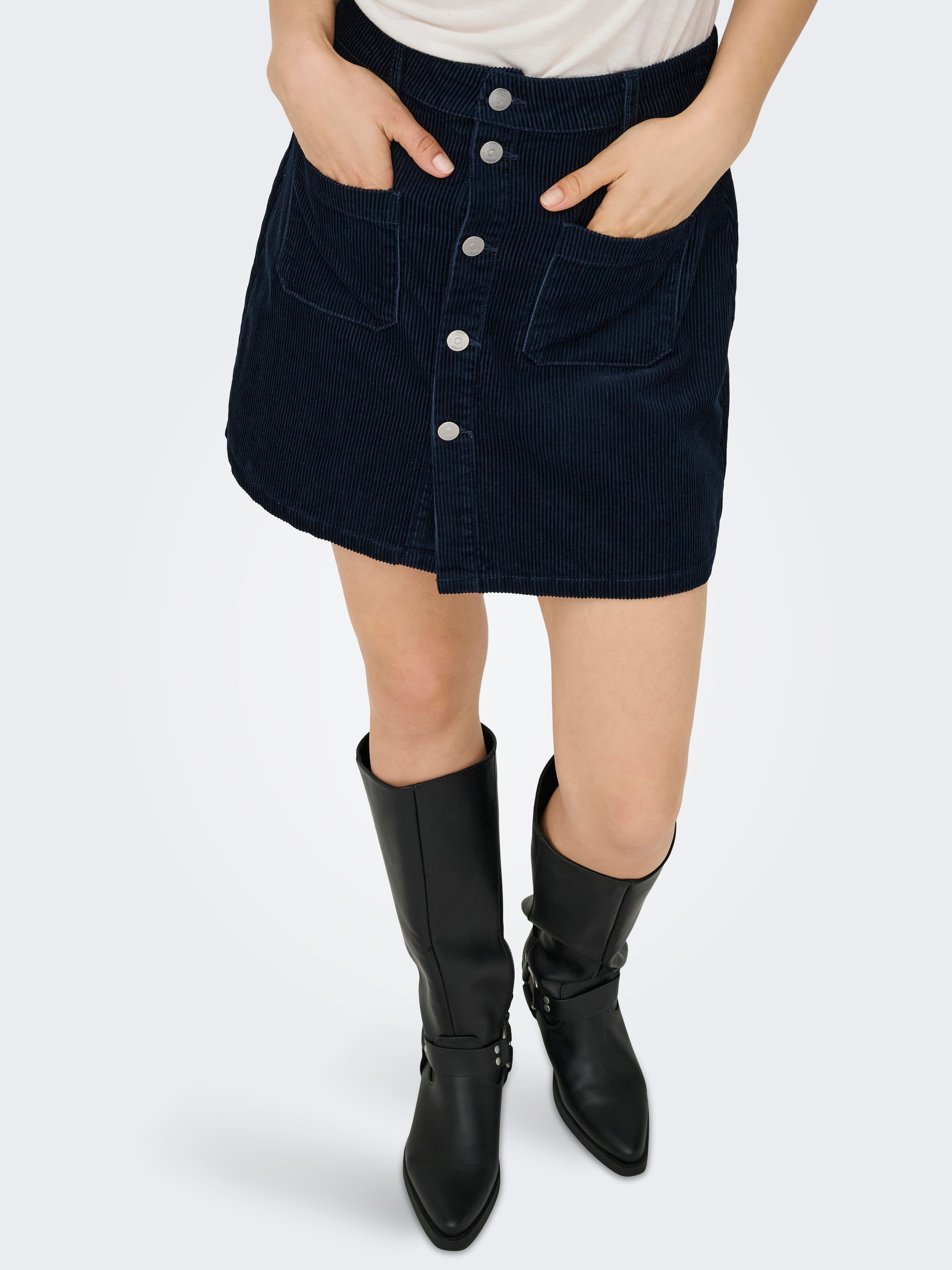 JDY Cordrock »JDYSHIRAZ CORDUROY SKIRT PNT DIA«