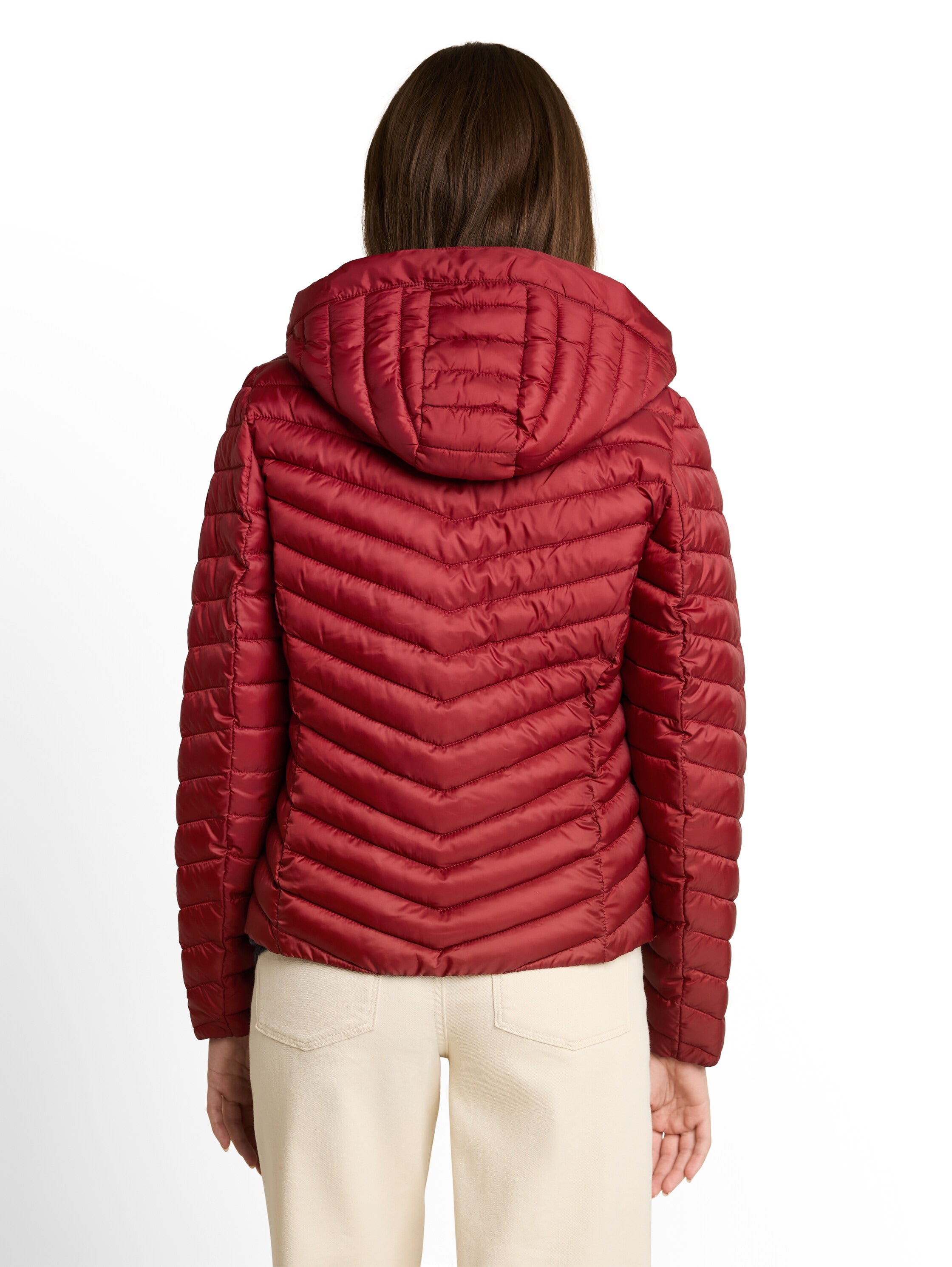 TOM TAILOR Steppjacke mit Kapuze mit Reißverschluss und Kapuze