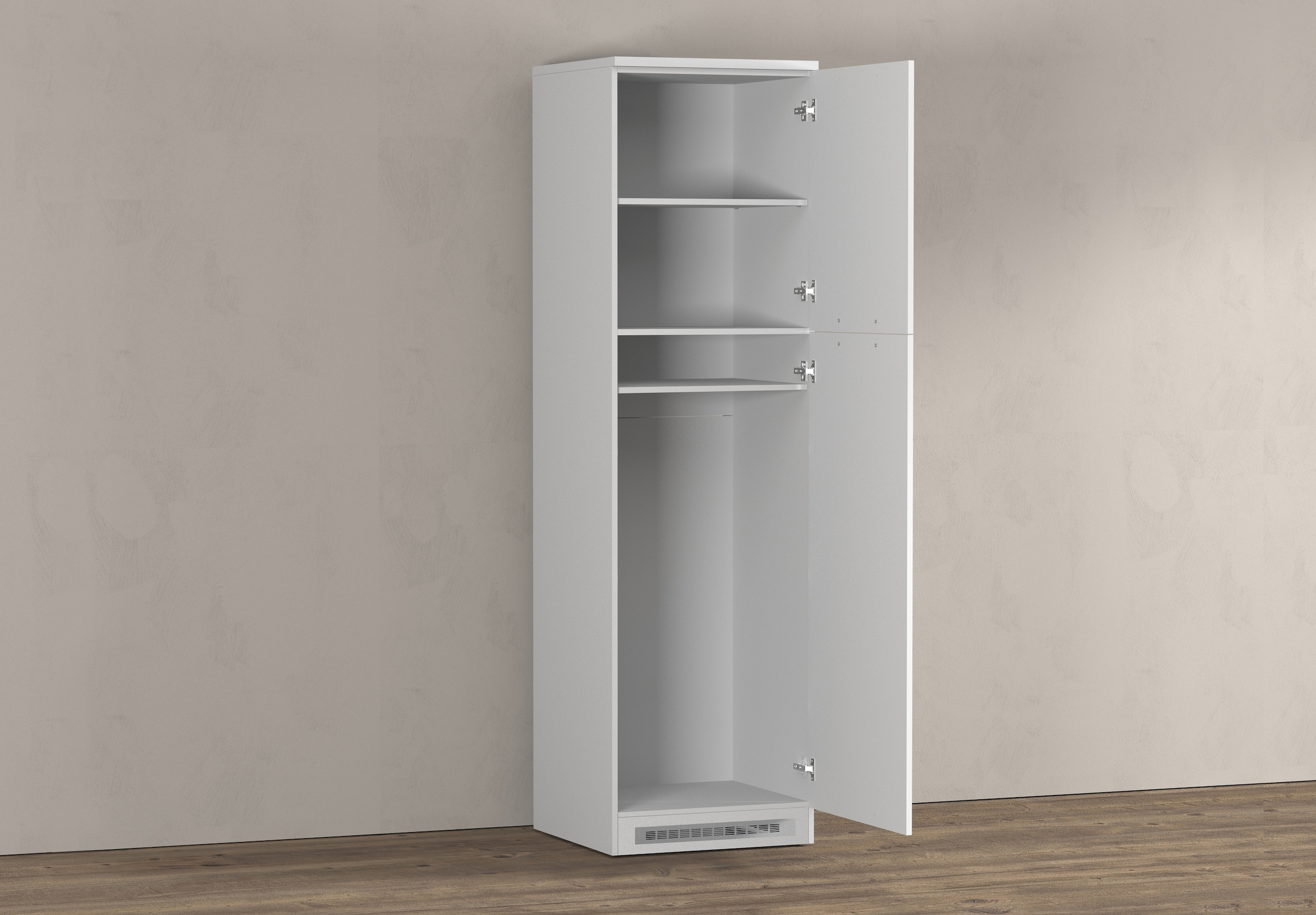 KOCHSTATION Kühlumbauschrank »Luna, Kühlschrank-Umbau, Einbauschrank für Kühlschrank, Made in Italy« B/T/H: 60×60×214,5 cm, für zwei Kühlschrankhöhen vorbereitet