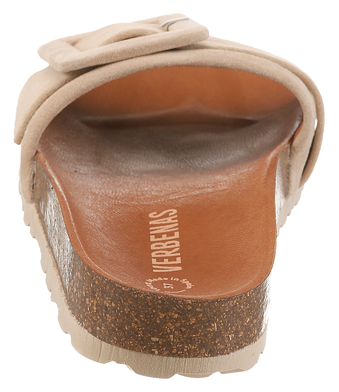 VERBENAS Pantolette »REIKO VELOUR«  Sommerschuh, Urlaubsschuh, Strandschuh zum Schlupfen