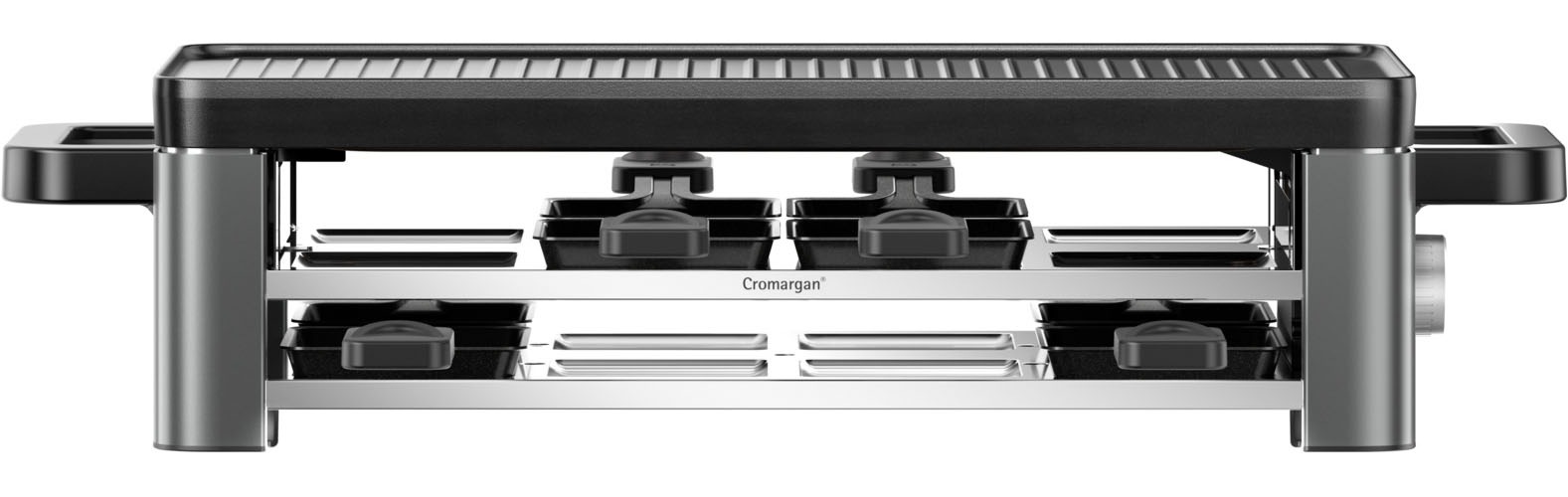 WMF Raclette »Master«, 8 St. Raclettepfännchen, 1500 W, indirekte LED-Beleuchtung, Keramikbeschichtung, 8 Pfännchen, 1500 W