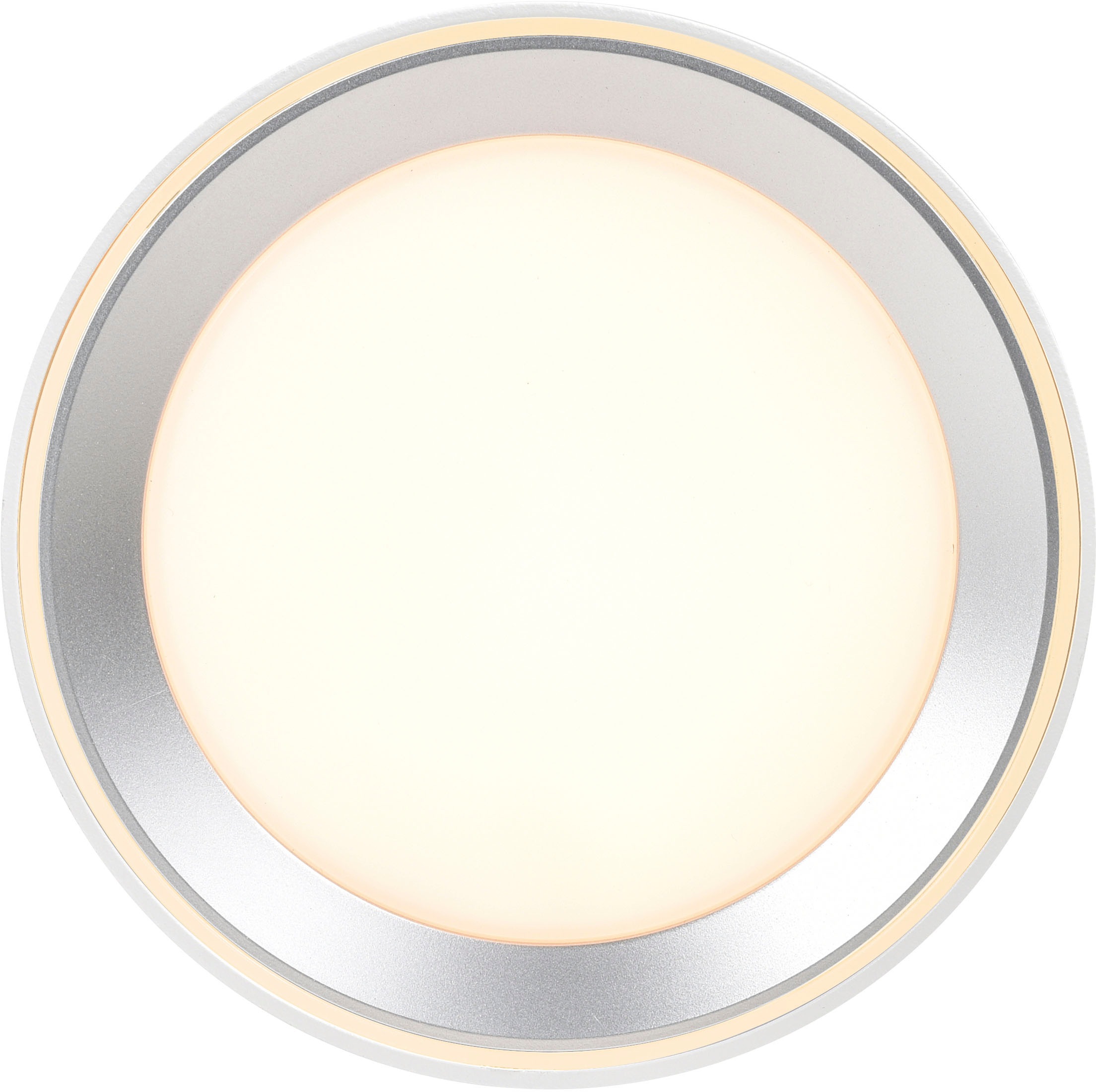 Nordlux LED Deckenleuchte »LANDON«, 3-stufige Moodmaker™-Dimmung am inneren und äußeren Lichtring (inkl. Nachtlicht),  Schutzart IP44
