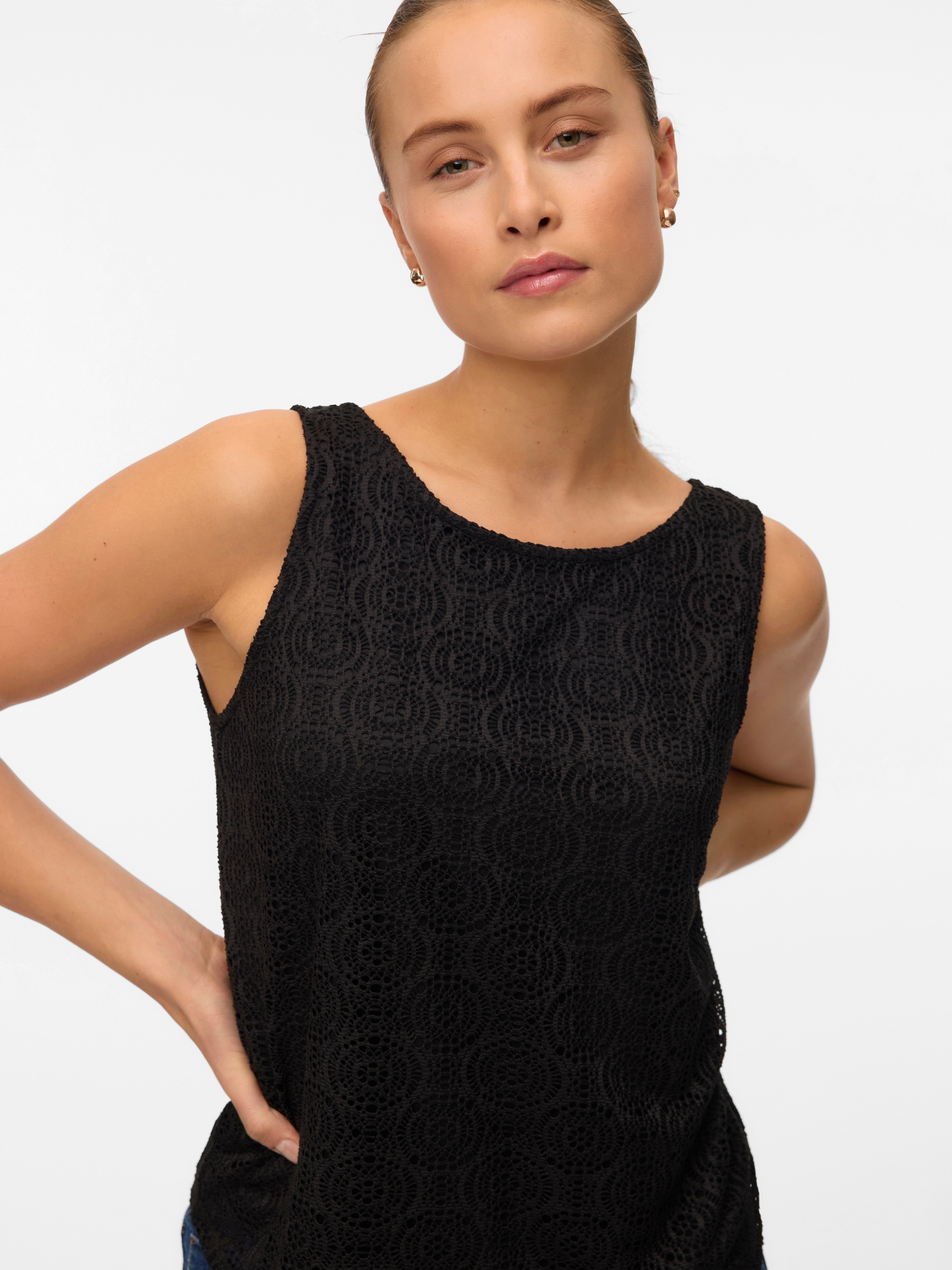 Vero Moda Netzshirt »VMMAYA TANK TOP JRS VO«