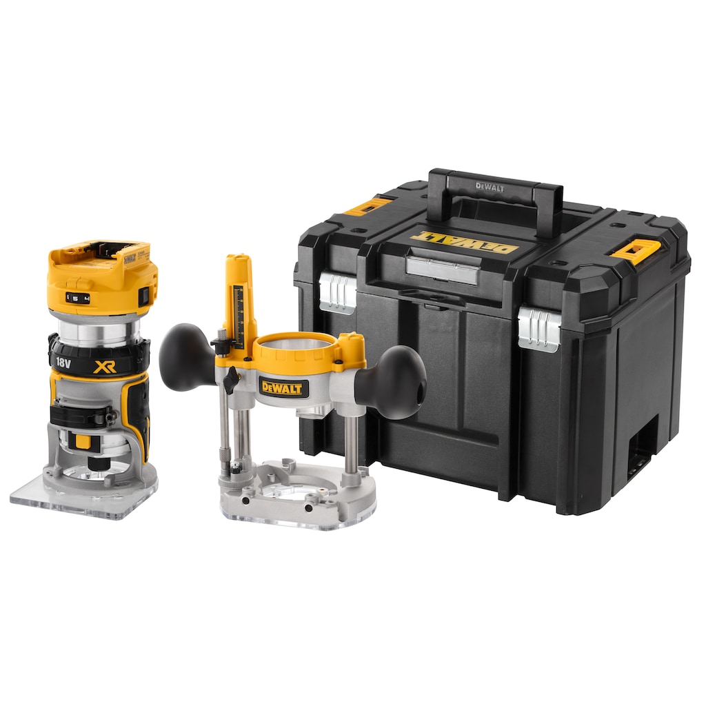 DeWalt Akku-Multifunktionsfräse »DCW604NT-XJ Akku-Kombifräse (bürstenlos) 18V, max. Fräser-Ø 36 mm«