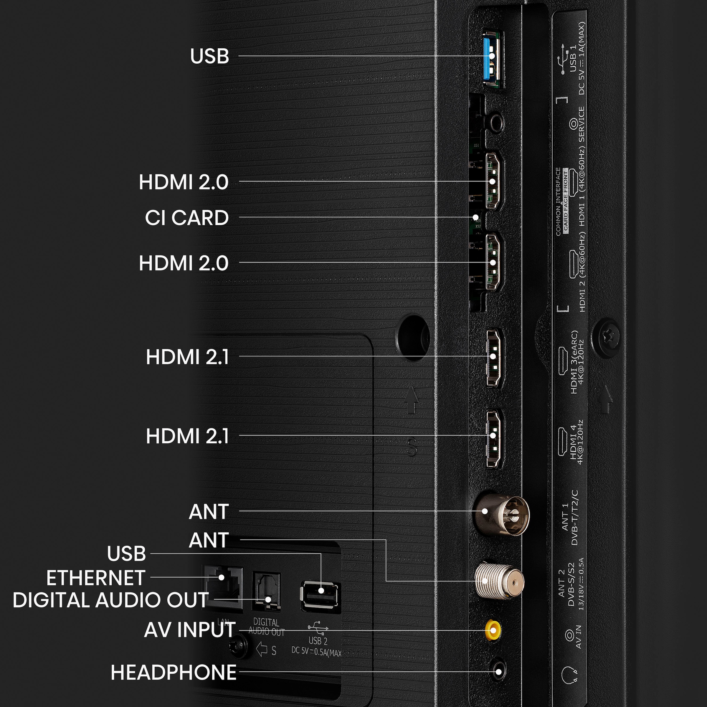 Hisense Mini-LED-Fernseher »85U7KQ«, 4K Ultra HD, Smart-TV