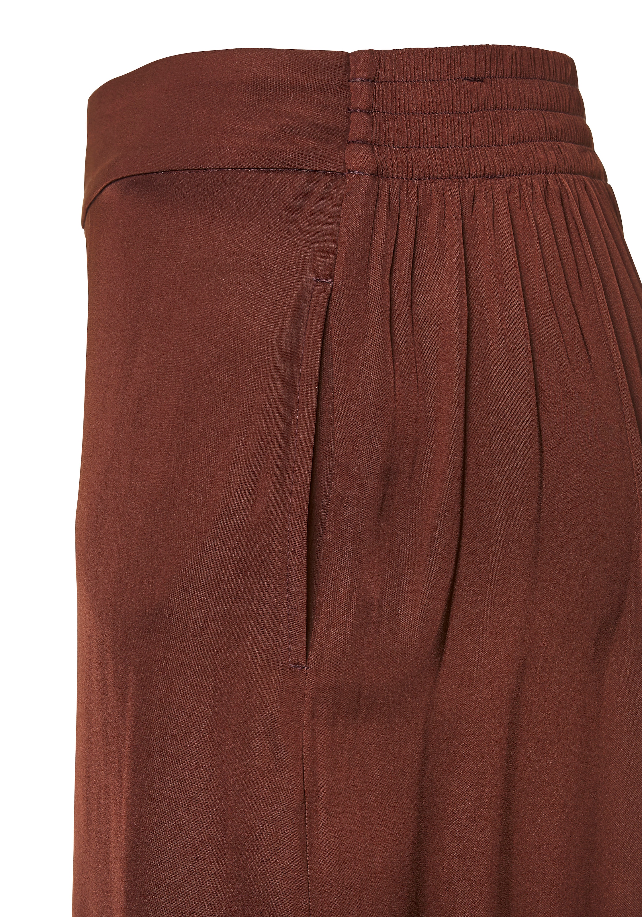 LASCANA Webhose  aus leichter Satinqualität, luftige Sommerhose mit Taschen, elegant
