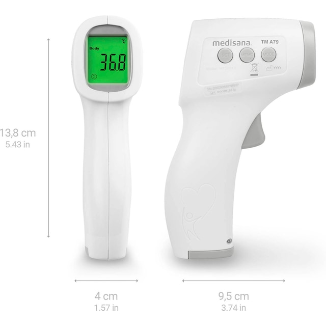 Medisana Infrarot-Fieberthermometer »TMA79« mit 3 Jahren XXL Garantie