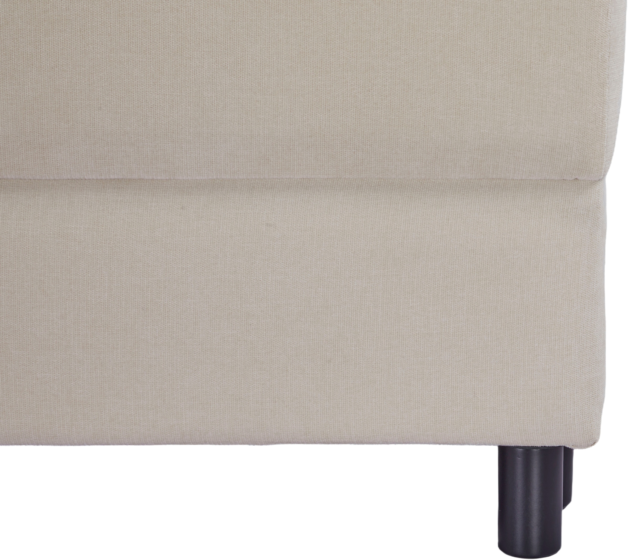 OTTO home Schlafsofa »ONNIKO Ecksofa L-Form, Breite: 240 cm, Feinstruktur-Bezug« mit Bettfunktion & Bettkasten (Liegefläche 120 cm / 240 cm)