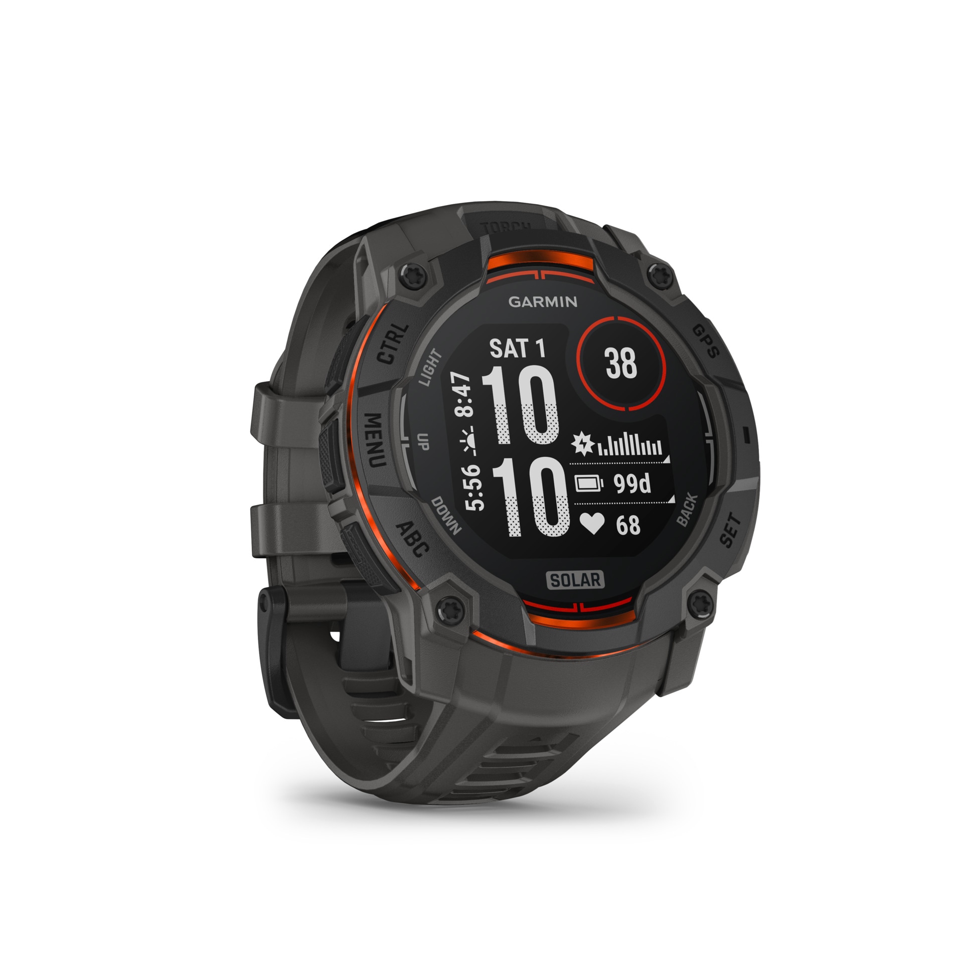Garmin Smartwatch »Instinct 3 - 50 mm, Solar« (3,3 cm / 1,3 ″)