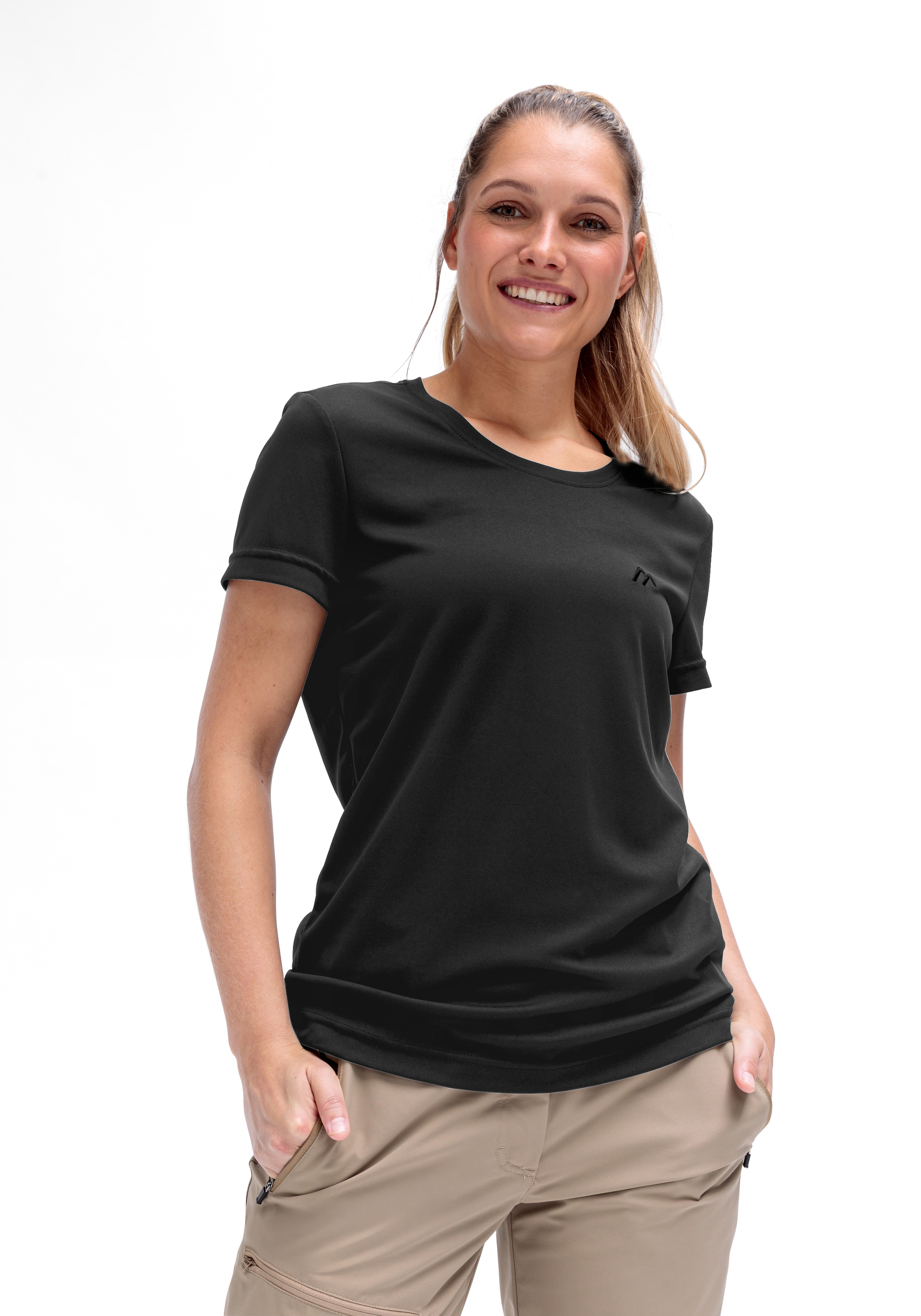 Maier Sports T-Shirt »Da-Shirt 1/2 Arm Waltraud H/S« für sportliche Aktivitäten geeignet, mit 1/2-Arm