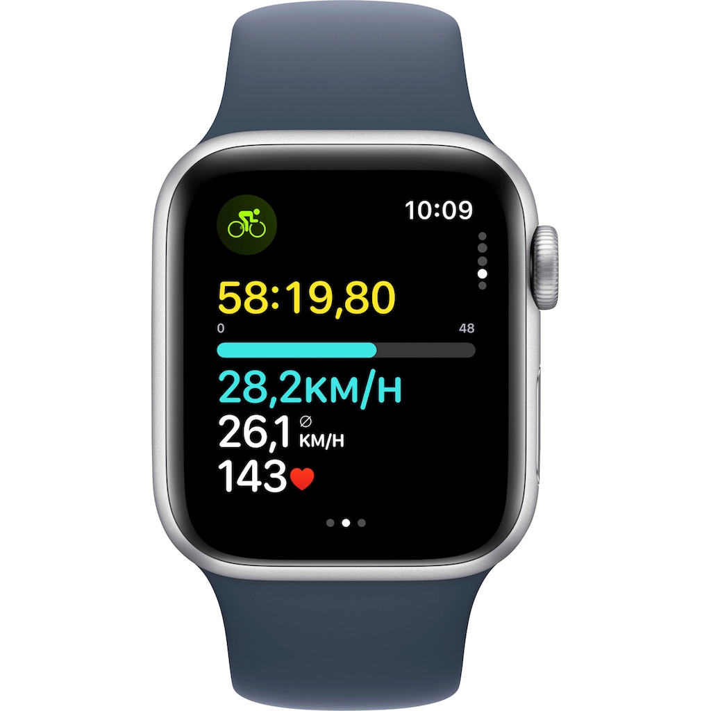 Apple Smartwatch »Watch SE GPS 40 mm Aluminium S/M«, (Watch OS 10 Sport Band)