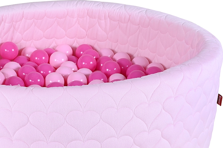 Knorrtoys® Bällebad »Soft, Heart Rose«, mit 300 Bällen soft pink; Made in Europe