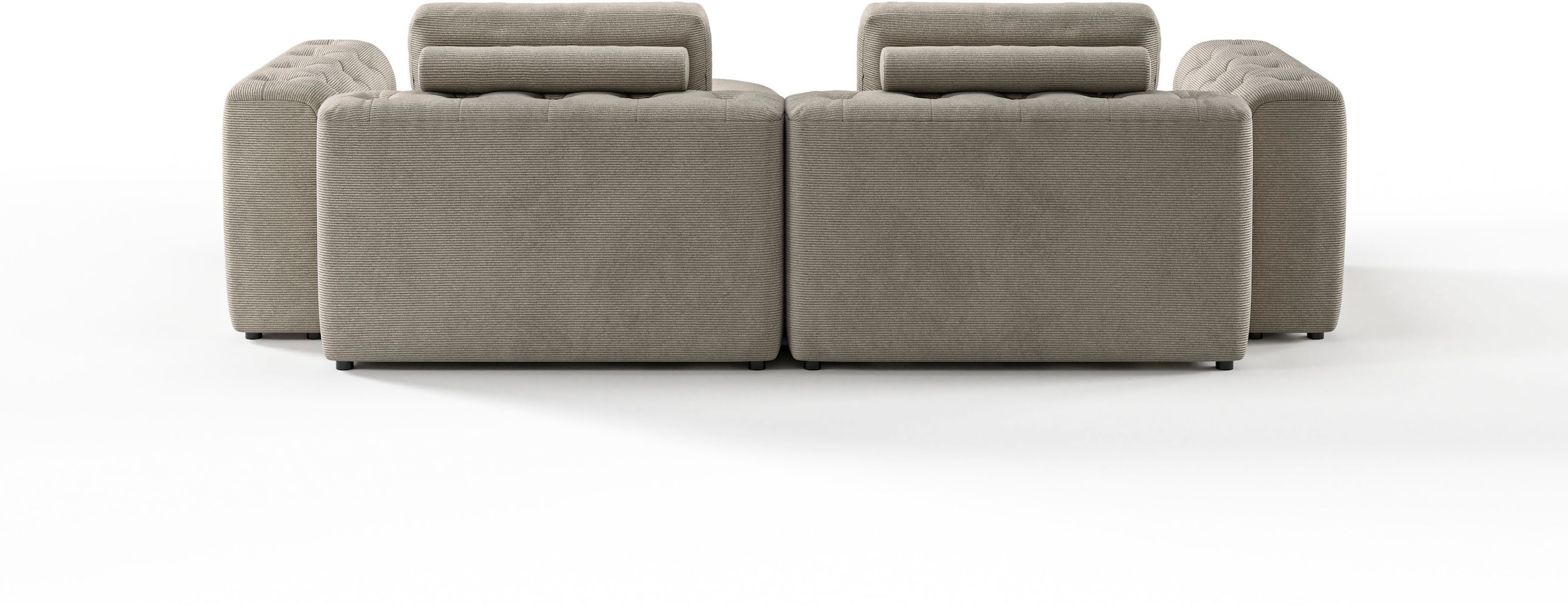 RAUM.ID Ecksofa »Cushid L-Form«, Modulset, bestehend aus 3 Teilen