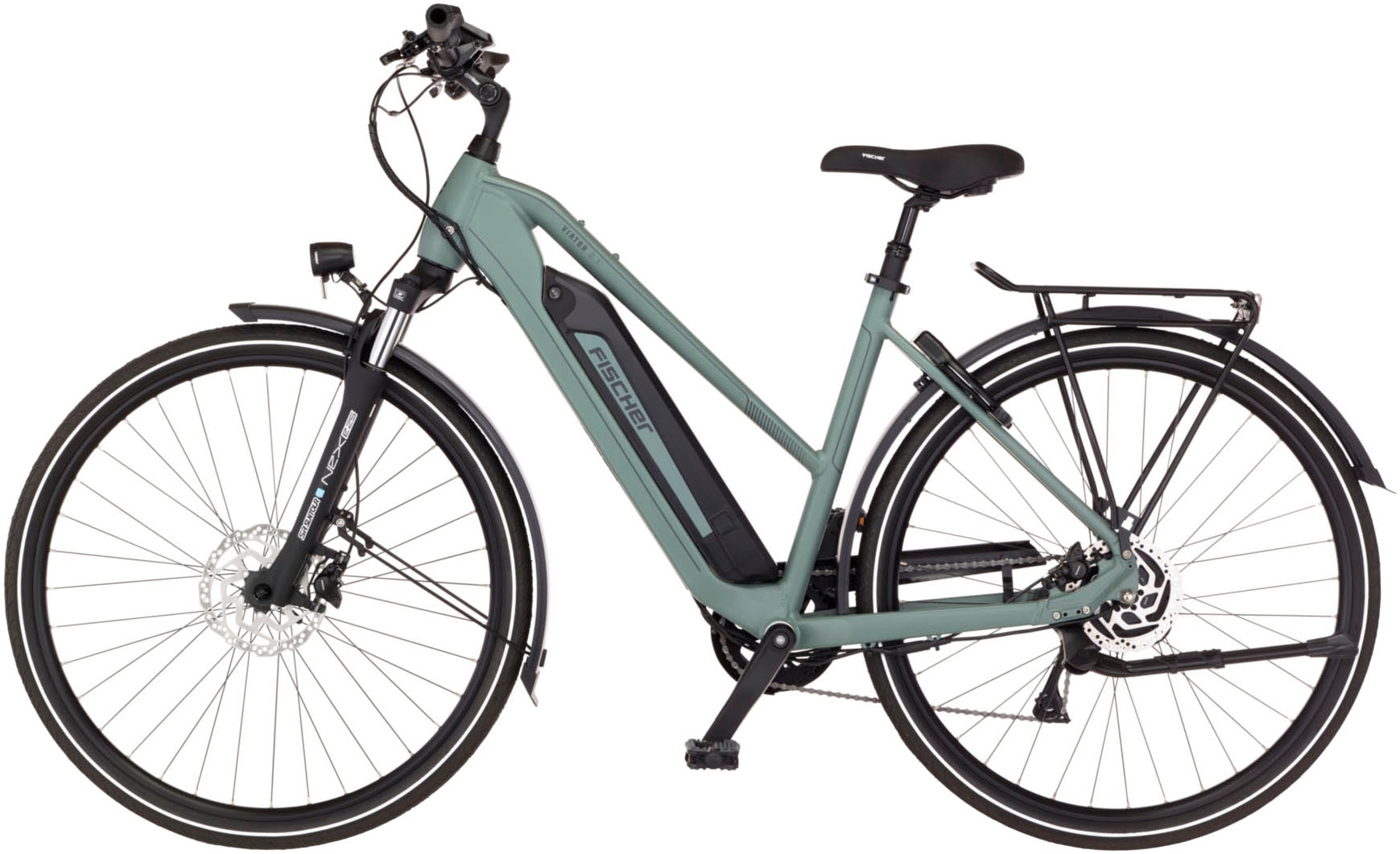 FISCHER Fahrrad »VIATOR 2.1 459 ACTIVE« 8 Gang Shimano ACERA Schaltwerk Heckmotor mit Akku-Ladegerät | mit Werkzeug,  Pedelec, Elektrofahrrad für Damen und Herren