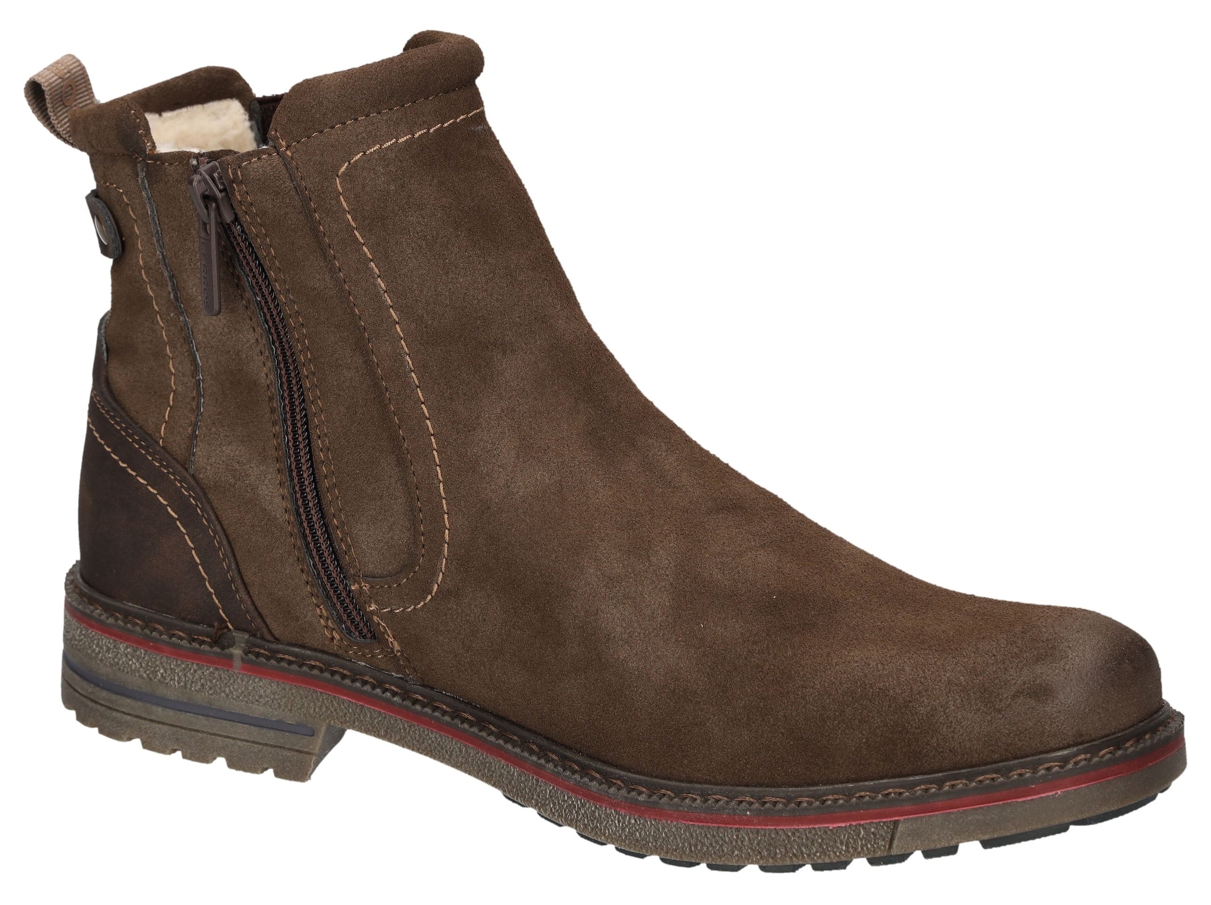 LERROS Chelseaboots  Schlupfstiefel, mit Reißverschluss, Winterboots mit Warmfutter