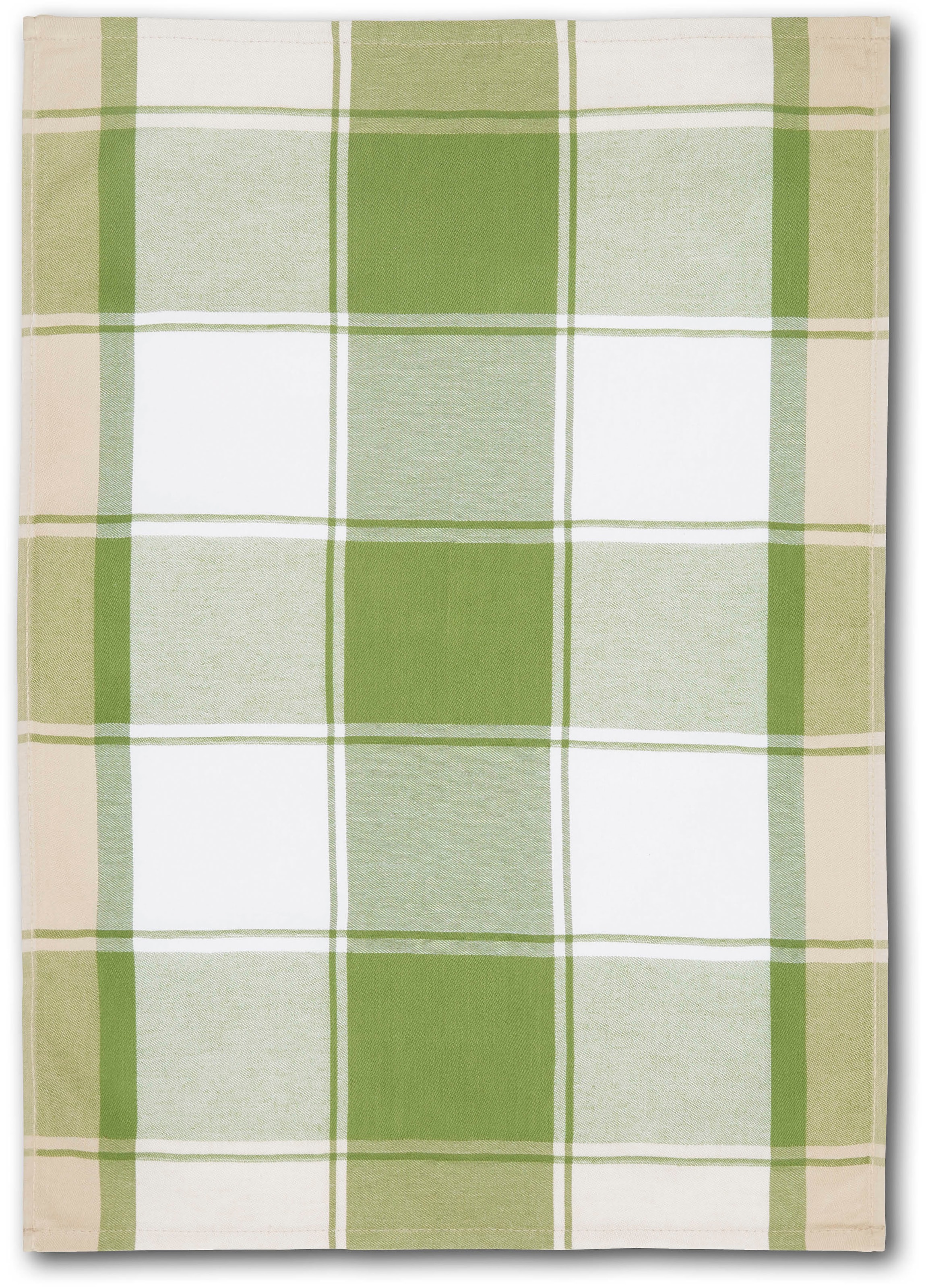 Dyckhoff Geschirrtuch »KARO, Maße je Tuch ca. 50x70 cm, aus 100% Baumwolle« mit drei verschiedenen Motiven