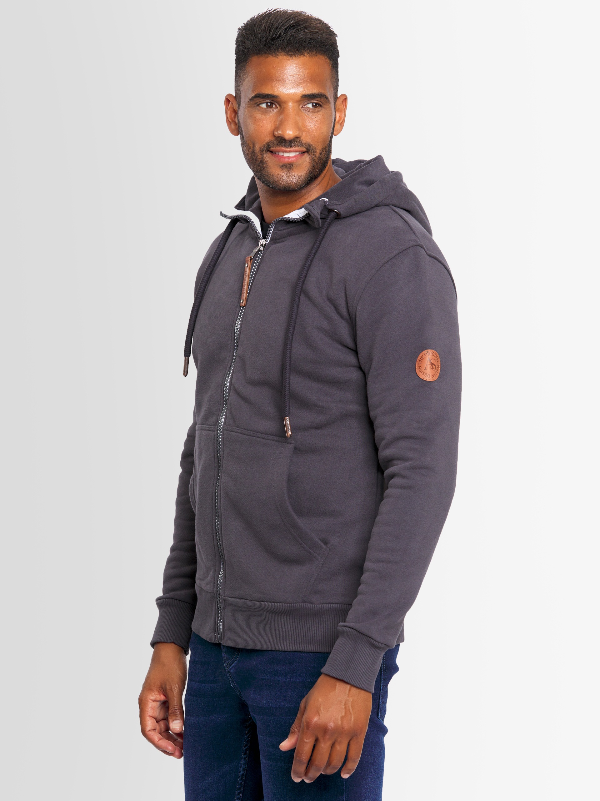 Alessandro Salvarini Sweatjacke »Alessandro Salvarini Herren Sweatjacke AS292«