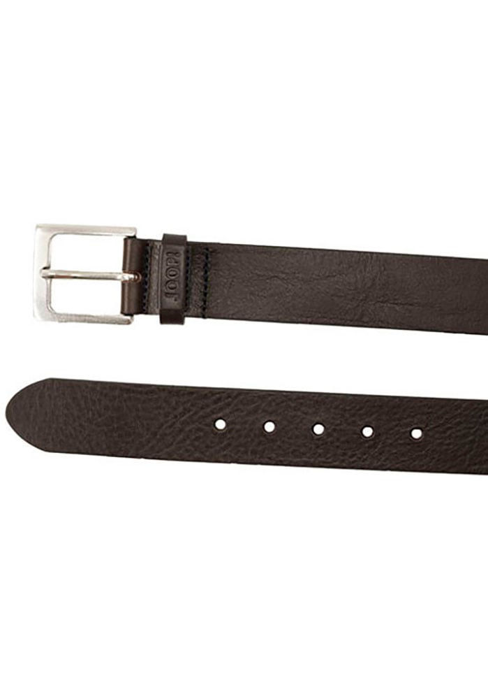 Joop Jeans Ledergürtel mit eckiger Dornschließe, im Vintage Look