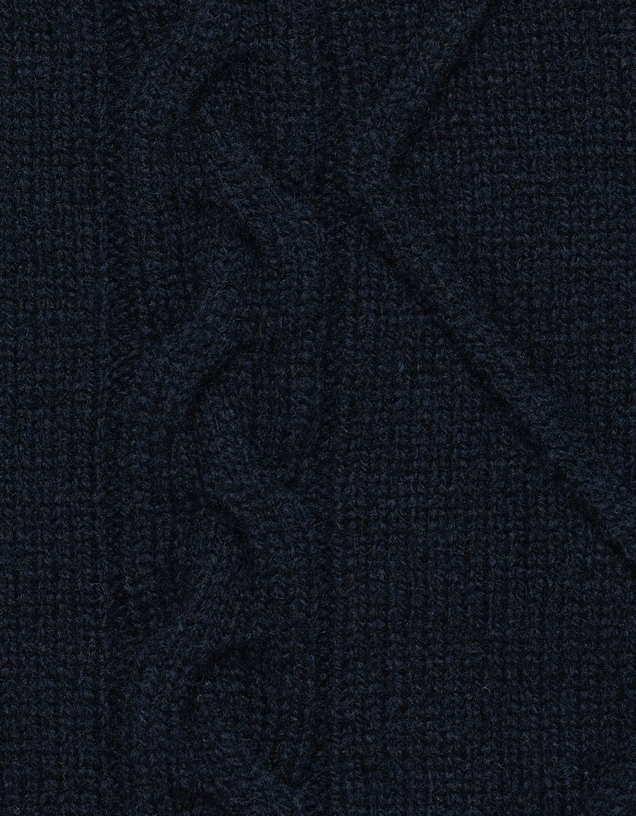 bugatti Strickjacke, mit unechtem Fellkragen