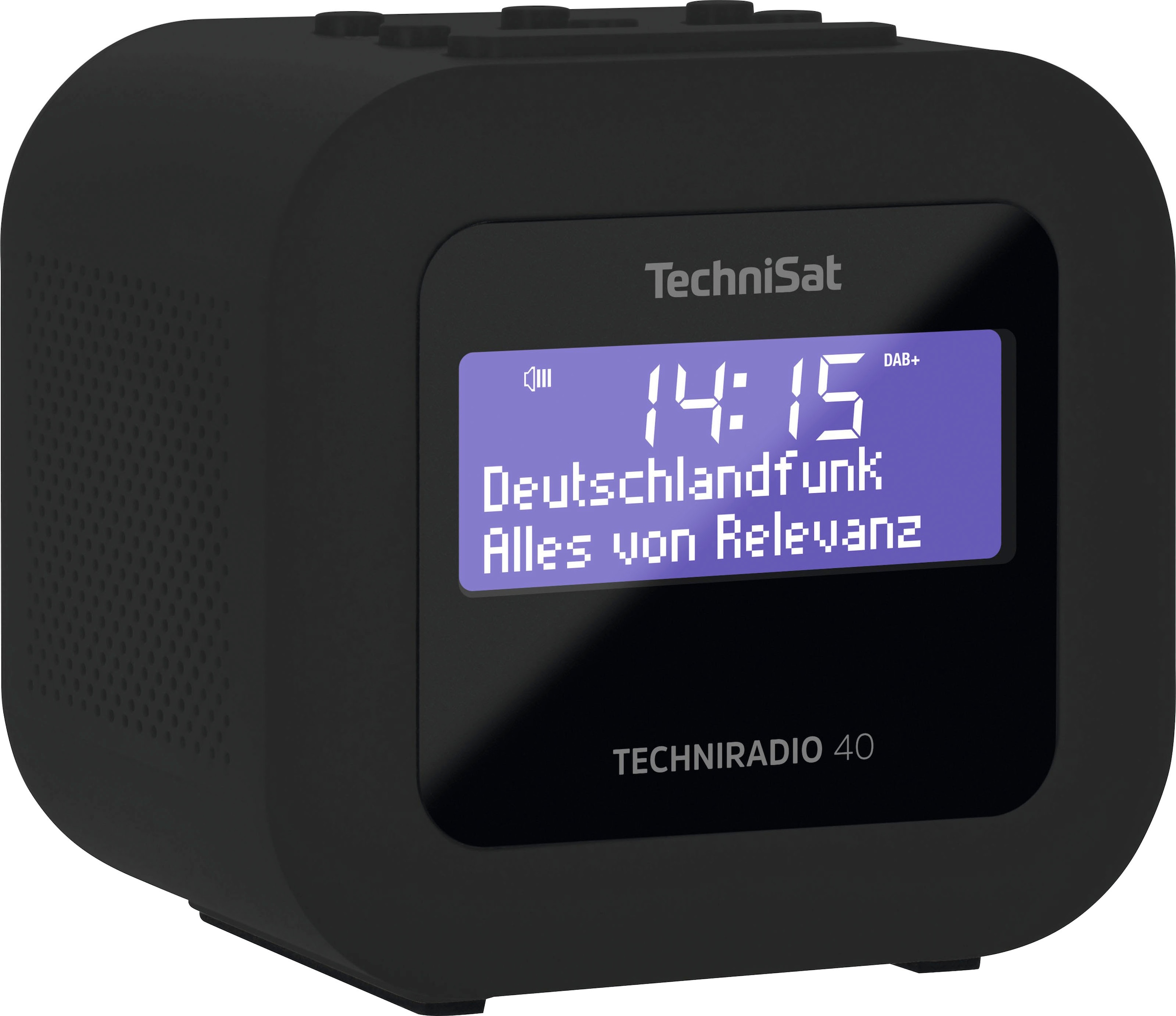 TechniSat Uhrenradio »TECHNIRADIO 40«, (Digitalradio (DAB+)-UKW mit RDS 1,2 W)