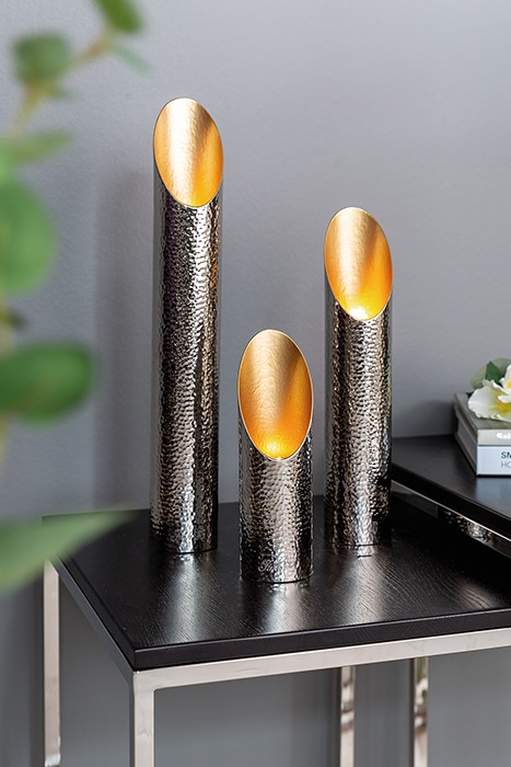 Lichteffekt, Kerzenhalter, mit Teelichthalter bequem »FIRAT«, aus vernickelt Metall, kaufen Fink besonderem