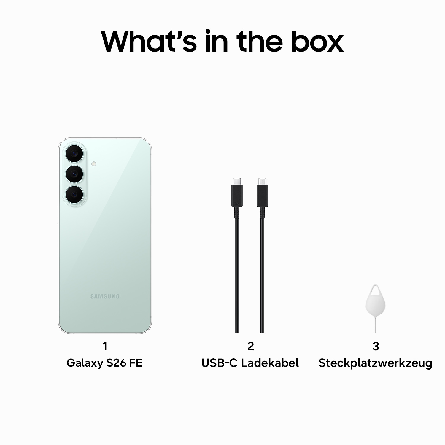 Samsung Smartphone »Galaxy S26 FE« light green