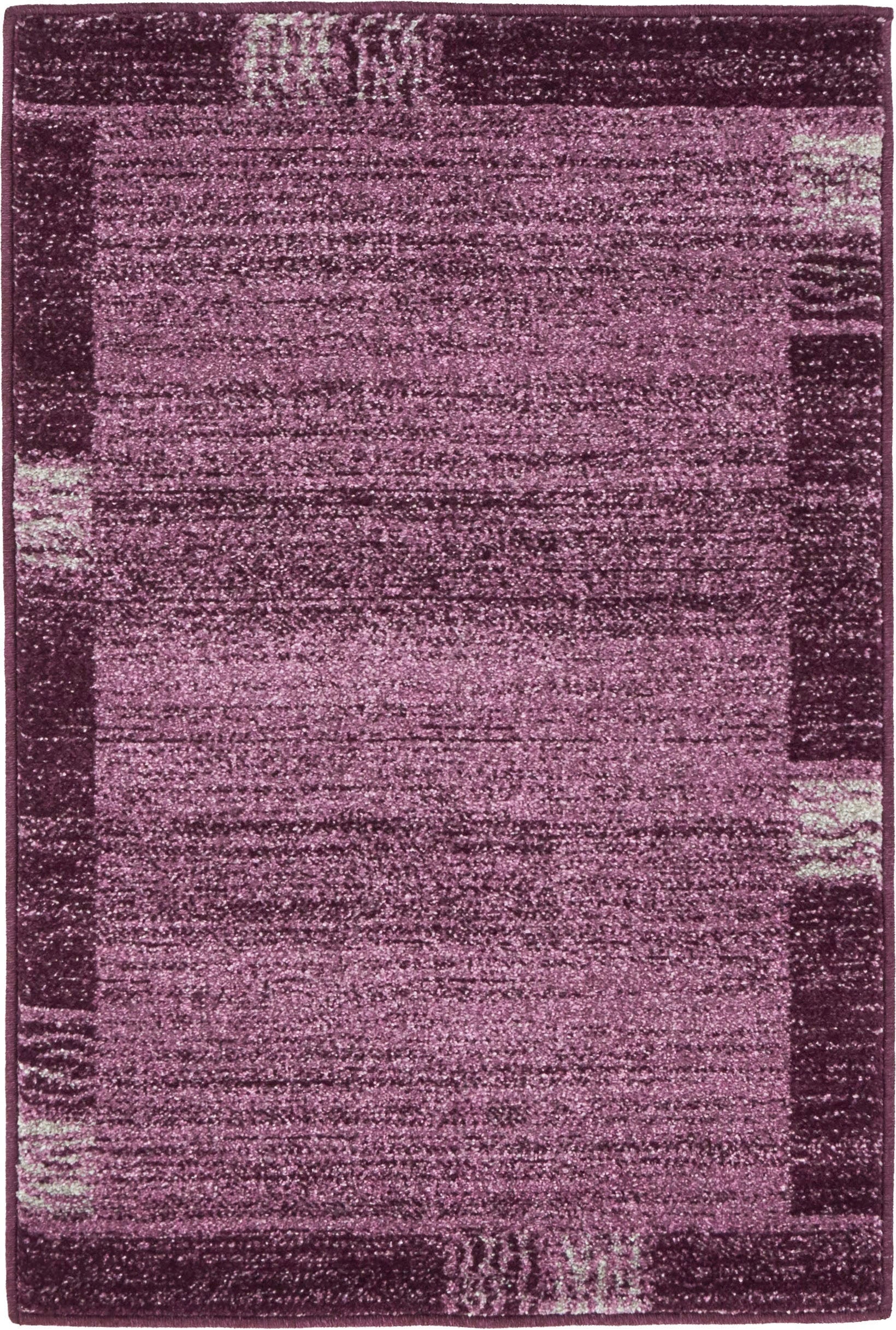 Myflair Möbel & Accessoires Teppich »Good Times, LAGERRÄUMUNG!« rechteckig 13 mm Höhe Kurzflor, gewebt, melierte Optik, mit Bordüre