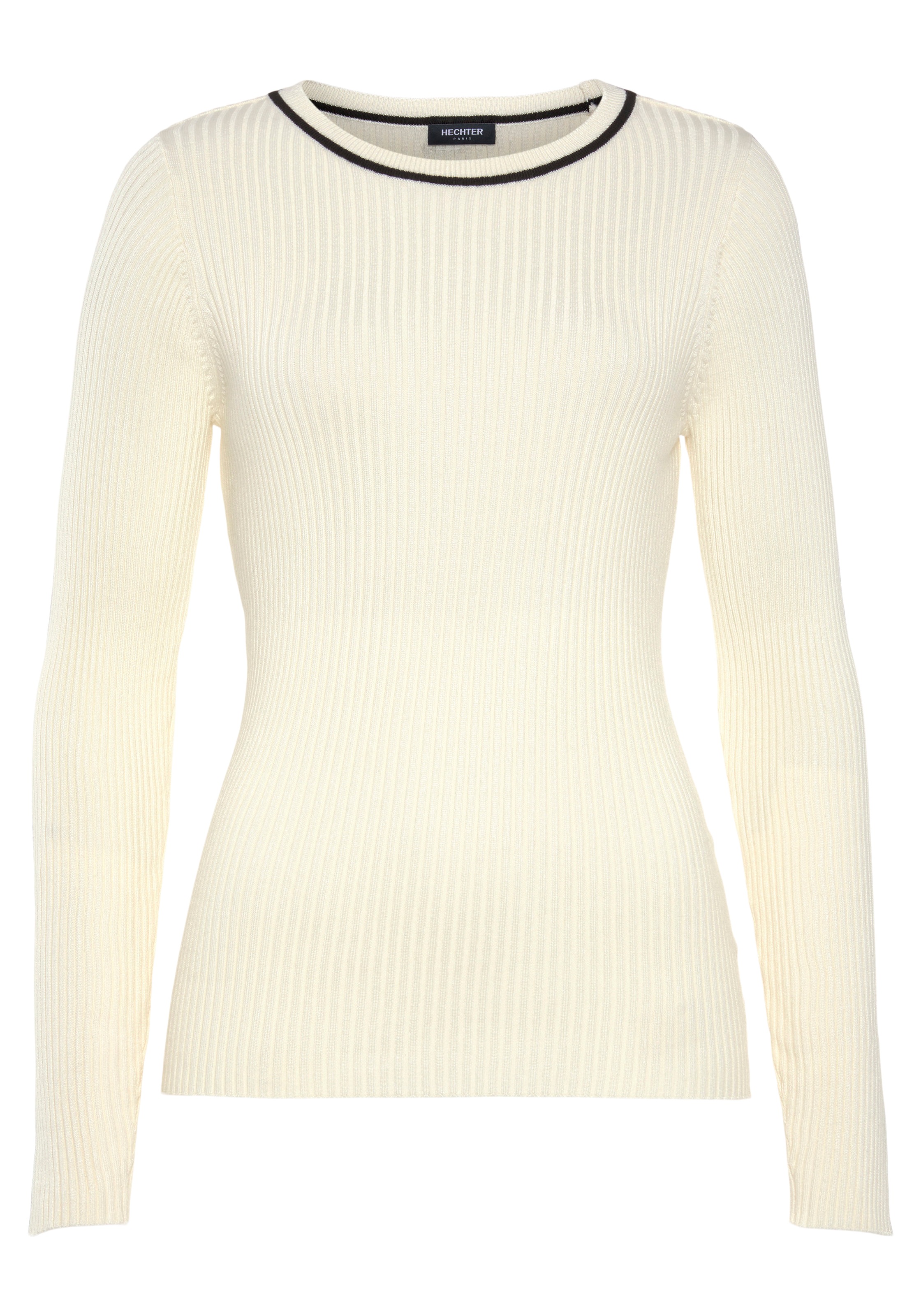 HECHTER PARIS Strickpullover, mit Kontrastdetails
