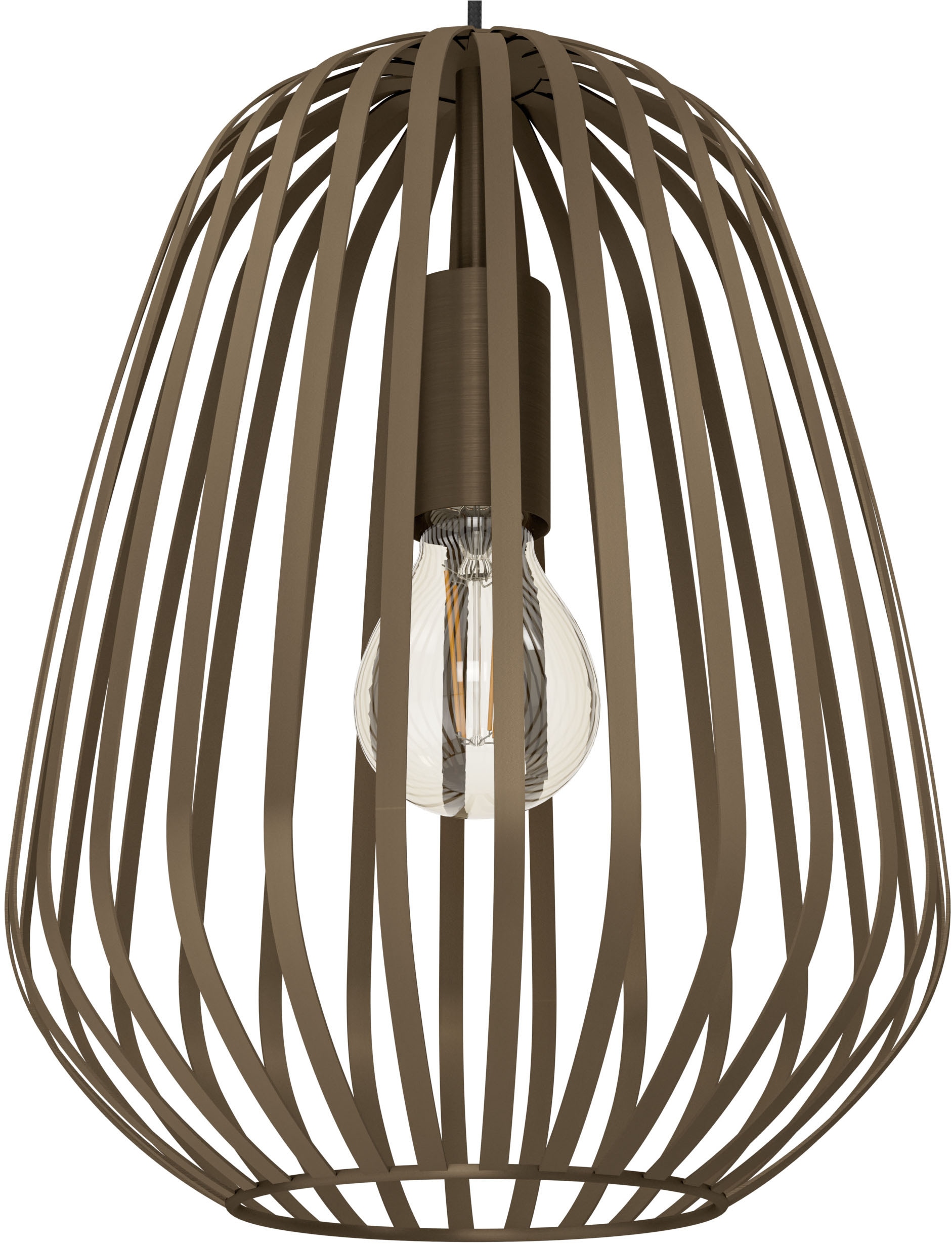 EGLO Hängeleuchte »ESPINAL Pendellampe - Stahl - E27 - 1X40W - IP20« E27 1 Stk. Hängelampe, Deckenlampe, Wohnzimmer, Esszimmer, H110 x Ø28 cm