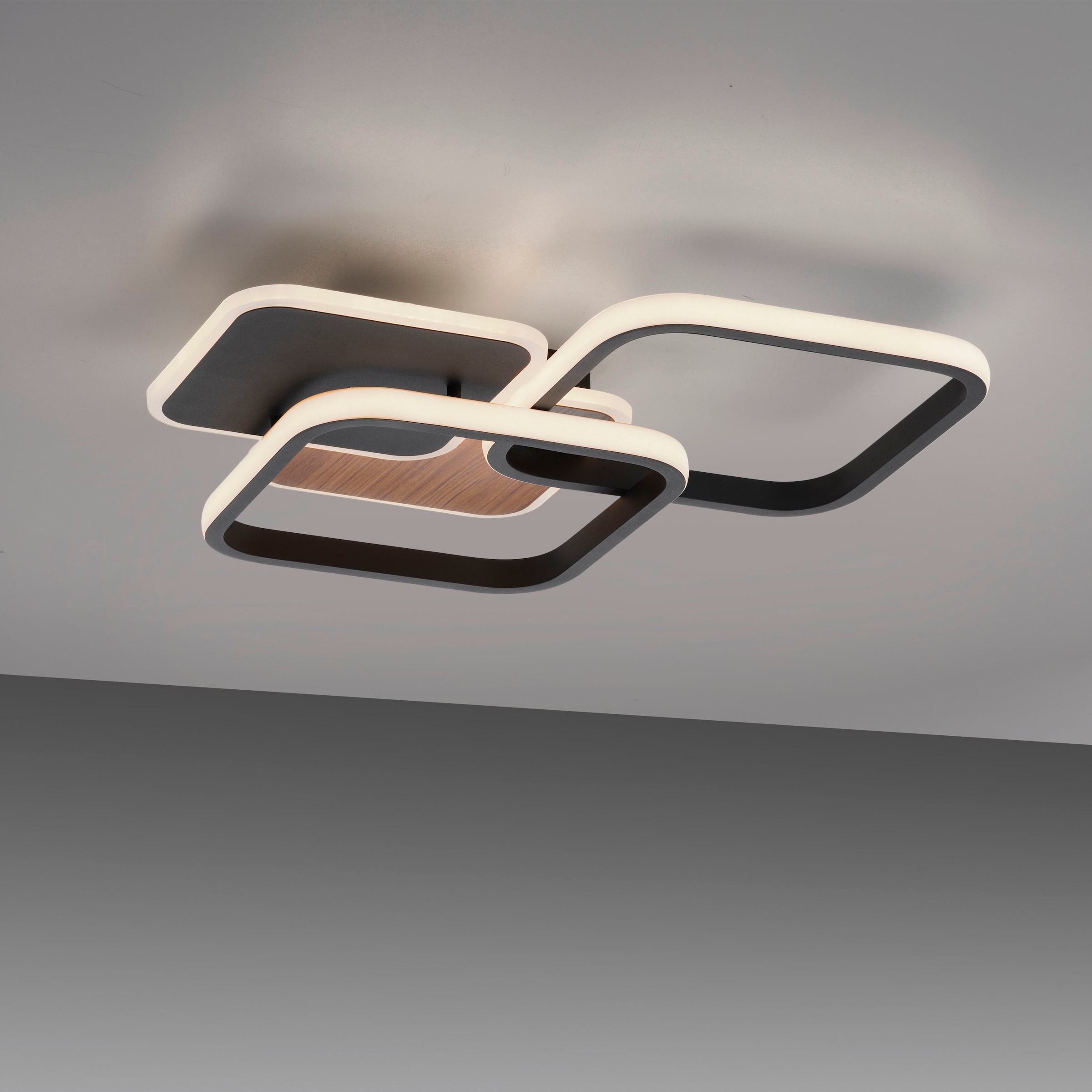 JUST LIGHT Deckenleuchte »SEVENT« LED-Board 1 Stk. Warmweiß LED