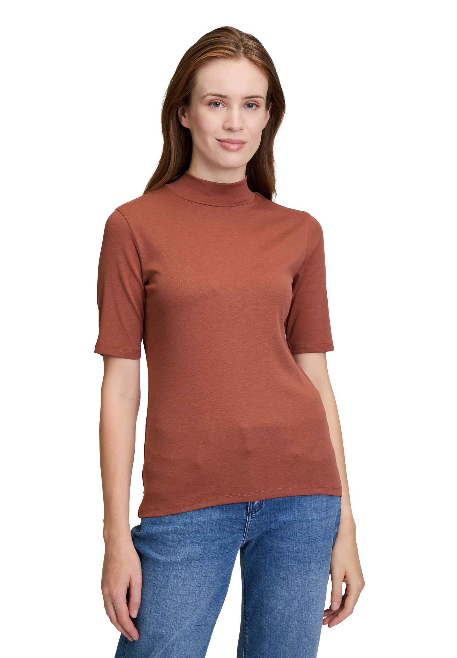 Cartoon T-Shirt »Basic Shirt mit Kragen«