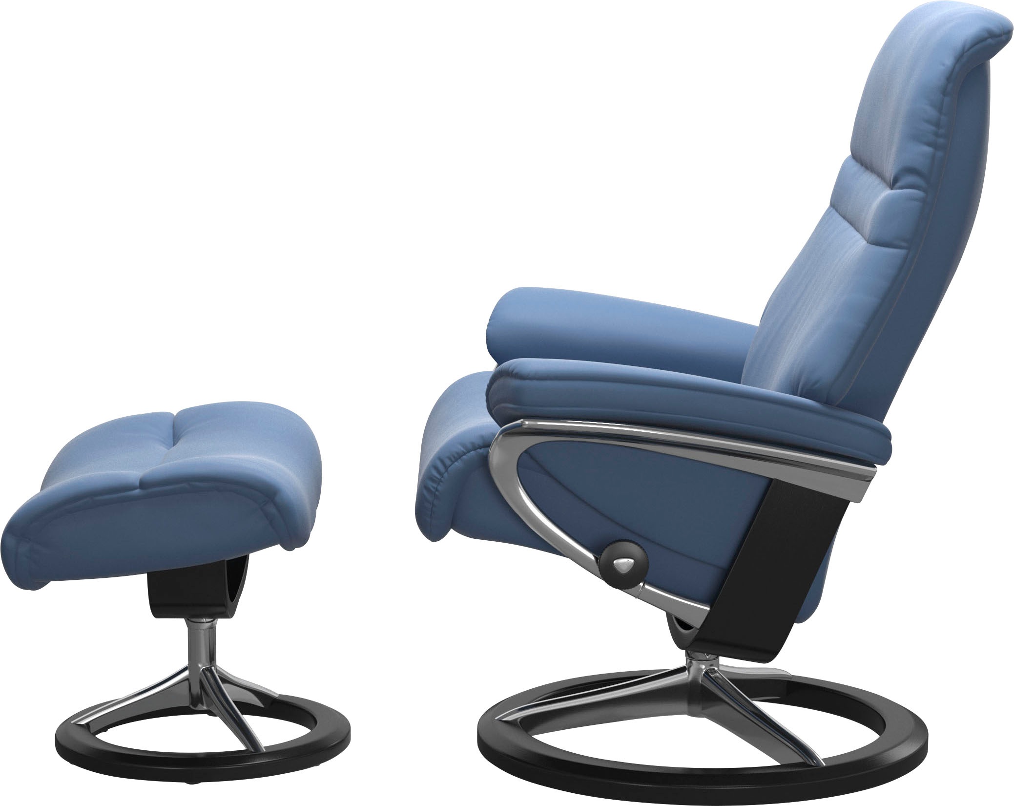 Stressless® Relaxsessel »Sunrise« mit Signature Base, Größe L, Gestell Schwarz, in 2 Bezugsqualitäten lieferbar