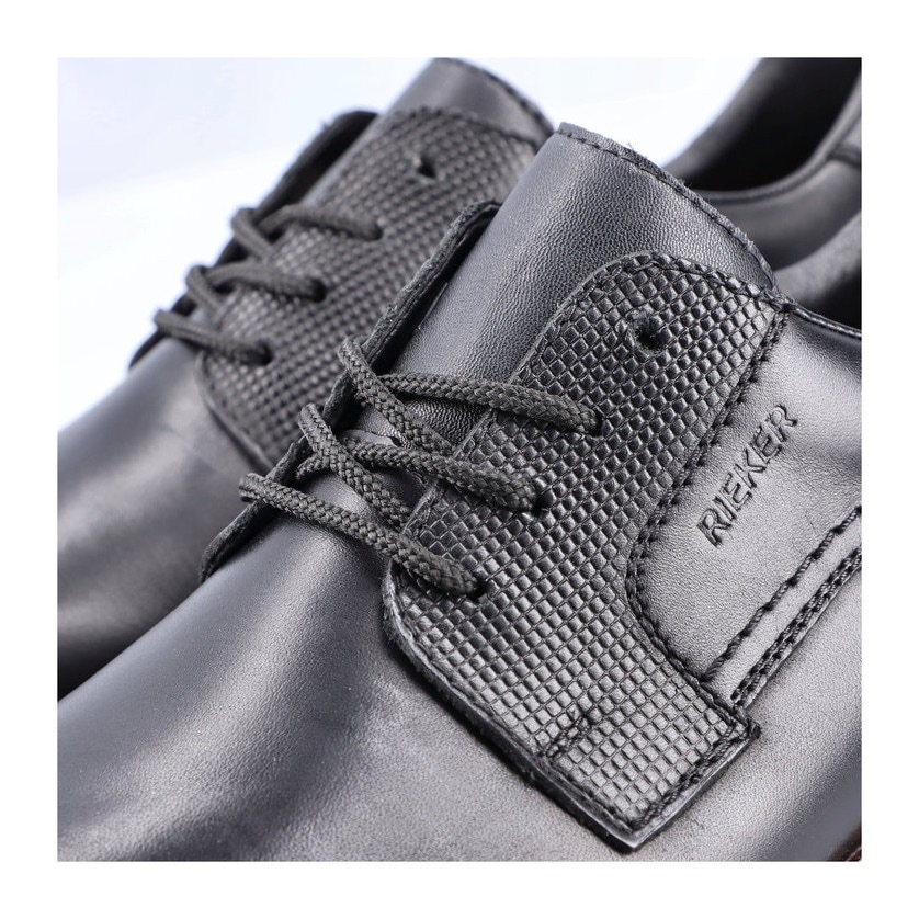 Rieker Schnürschuh, mit dezentem Logoschriftzug, Freizeitschuh, Halbschuh, Schnürschuh