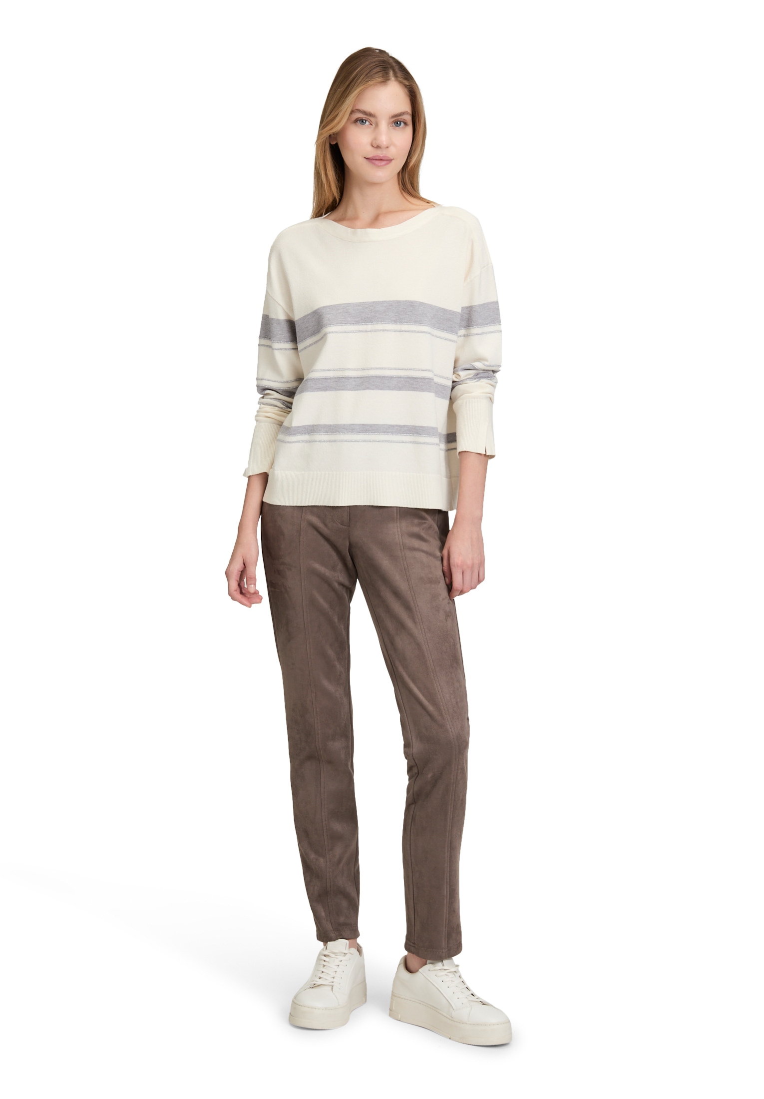 Betty Barclay Rundhalspullover »Feinstrickpullover mit Lurexfaden«