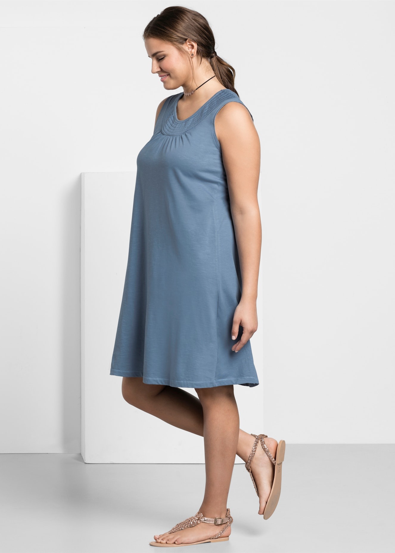 Sheego Jerseykleid »Jerseykleid«