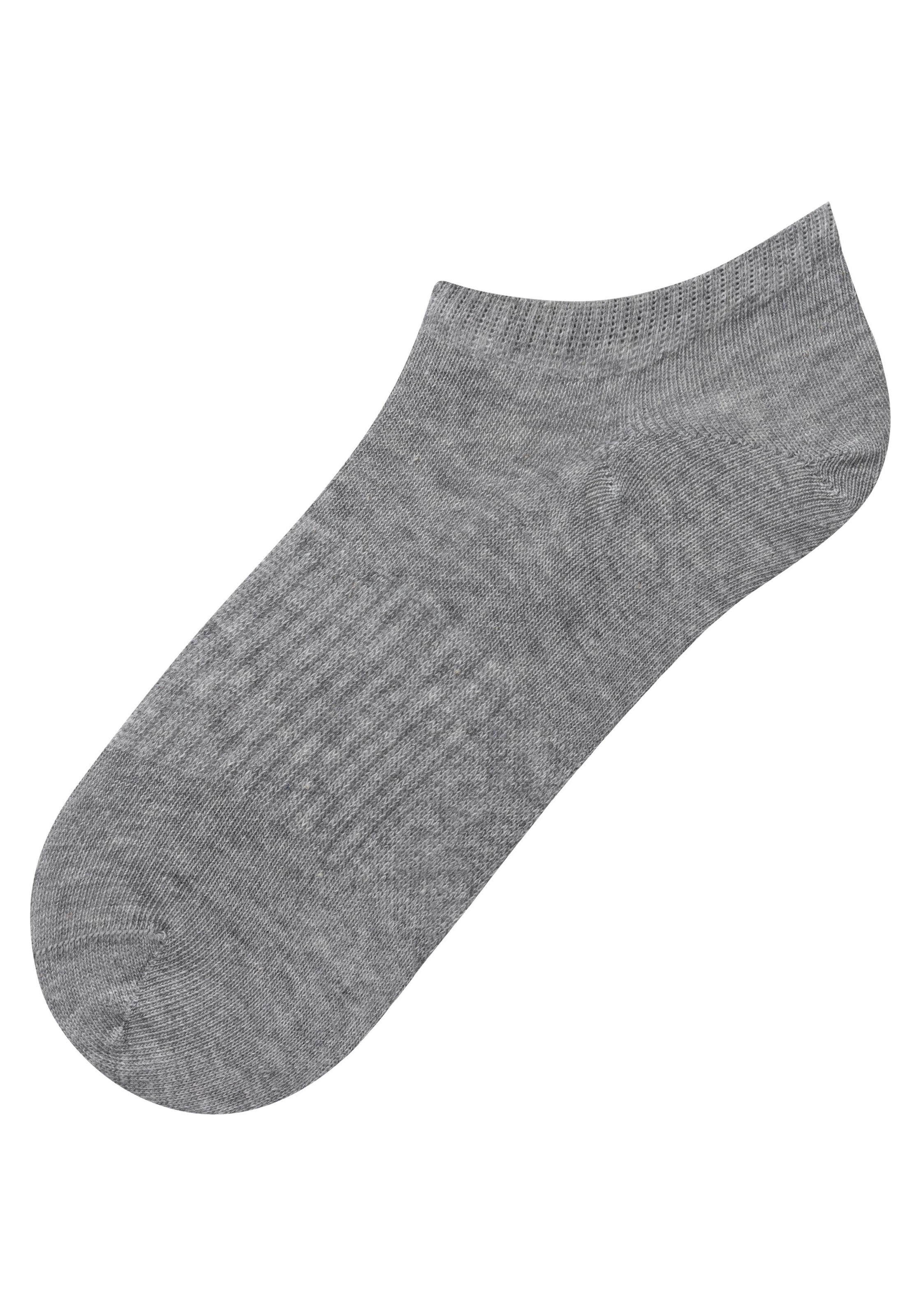 LASCANA ACTIVE Sneakersocken, (Set, 7 Paar), mit Mittelfußgummi