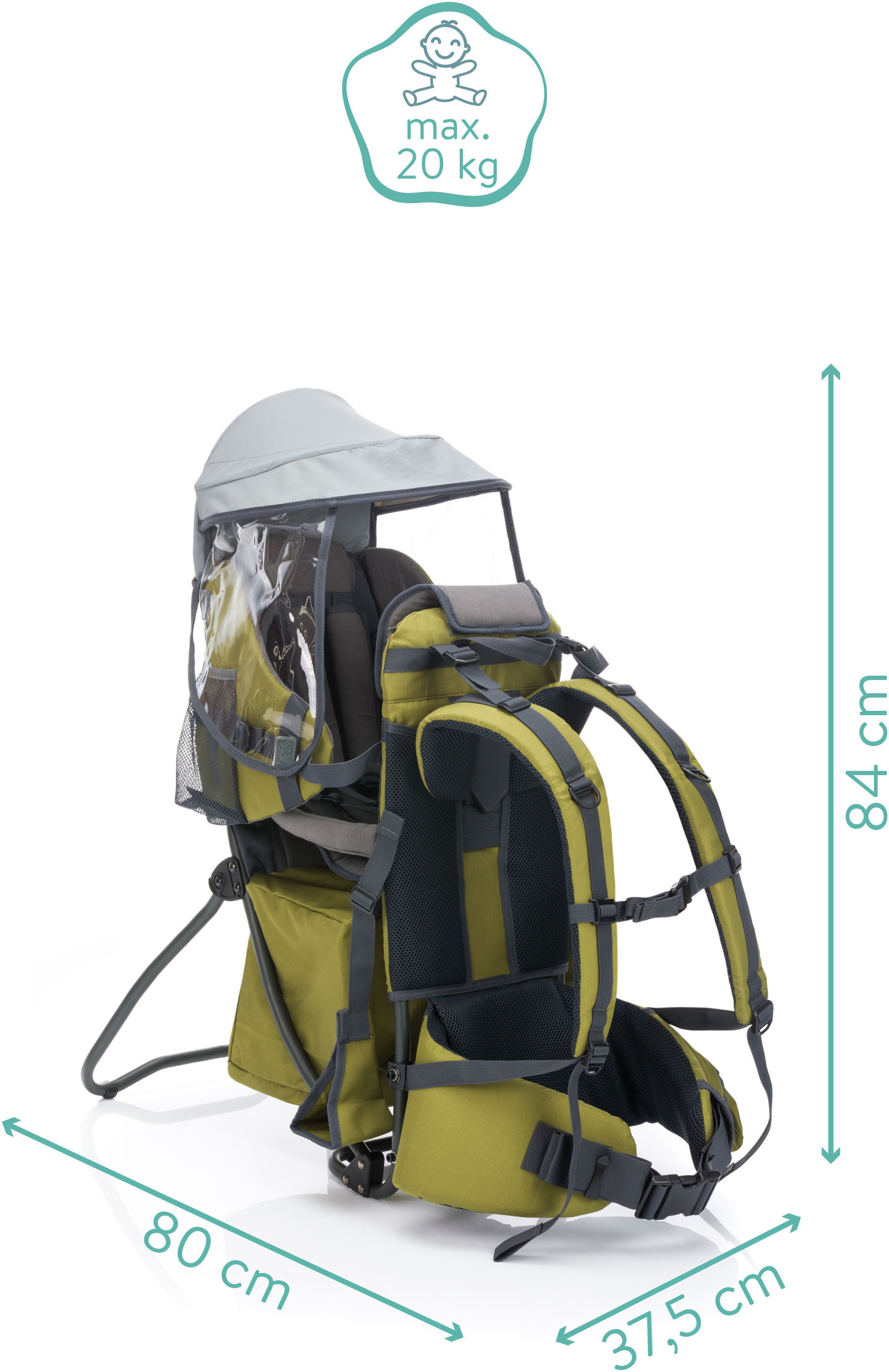 Fillikid Rückentrage »Elite« bis 20 kg