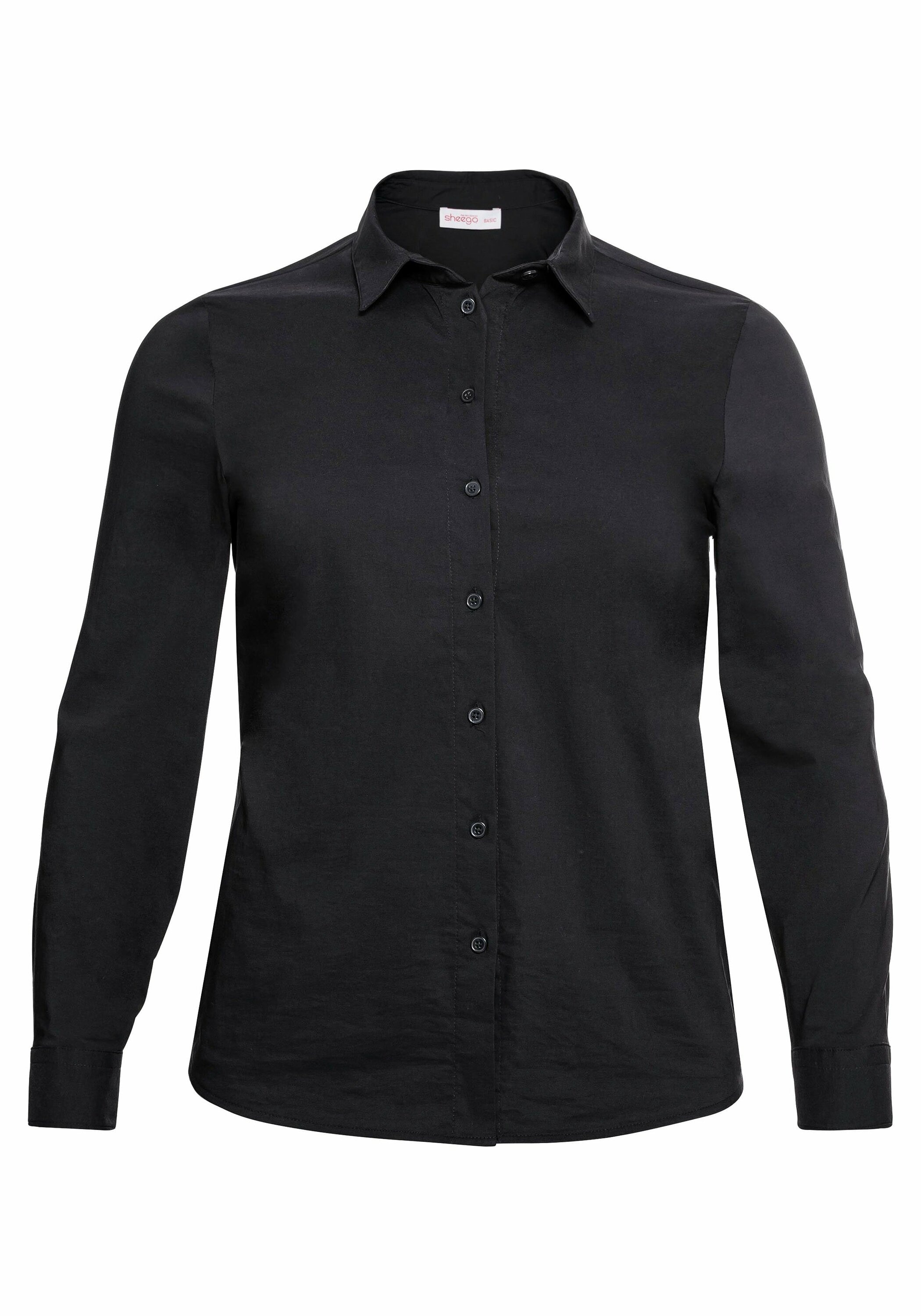 Sheego Hemdbluse »Bluse mit Stretch-Anteil«