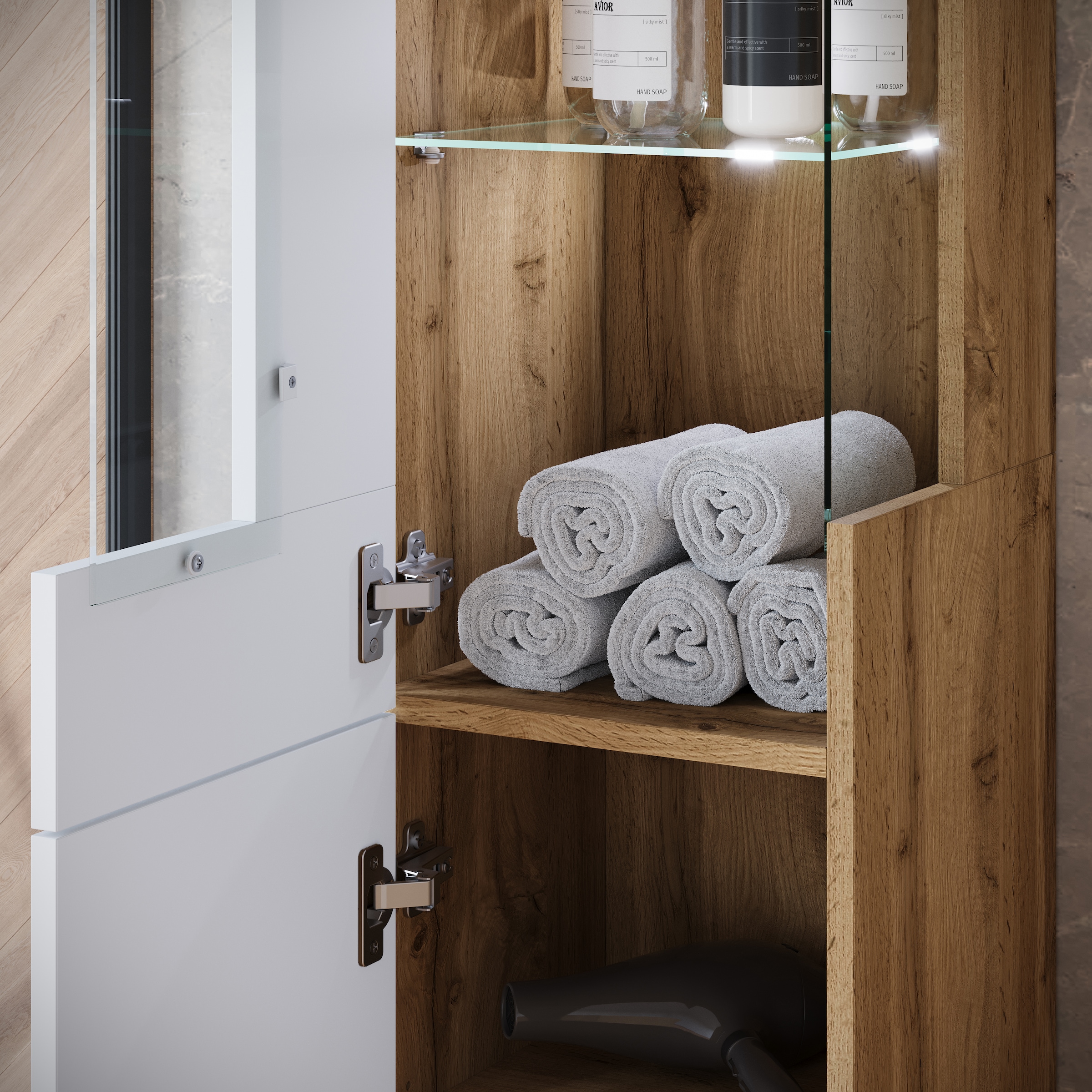 welltime Badmöbel-Set »Kenia« Set, 5 Stk. tlg.