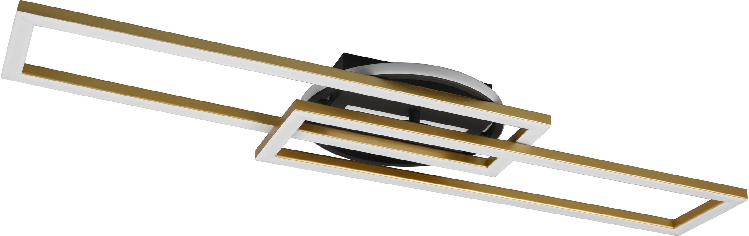 REALITY Leuchten »Twister« LED-Board 1 Stk. warmweiß - kaltweiß Deckenlampe 4500 Lumen Lichtfarbe einstellbar Fernbedienung Memory