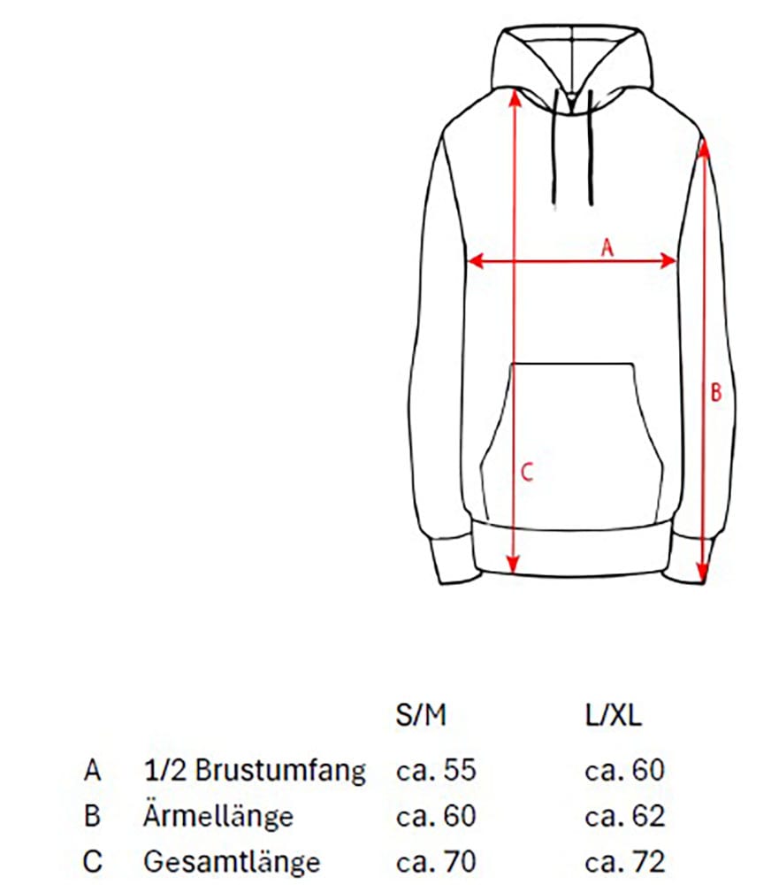 Zwillingsherz Hoodie »"Glücklich am Meer"«, mit Pailletten, Kapuze und kontrastfarbigen Bündchen