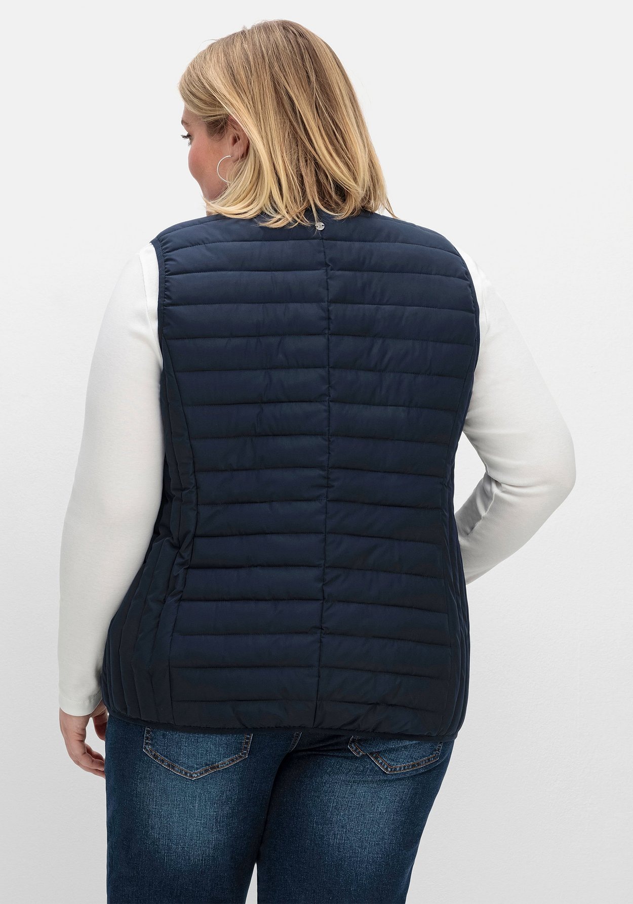 Sheego Steppweste »Steppweste mit 2-Wege-Zipper«