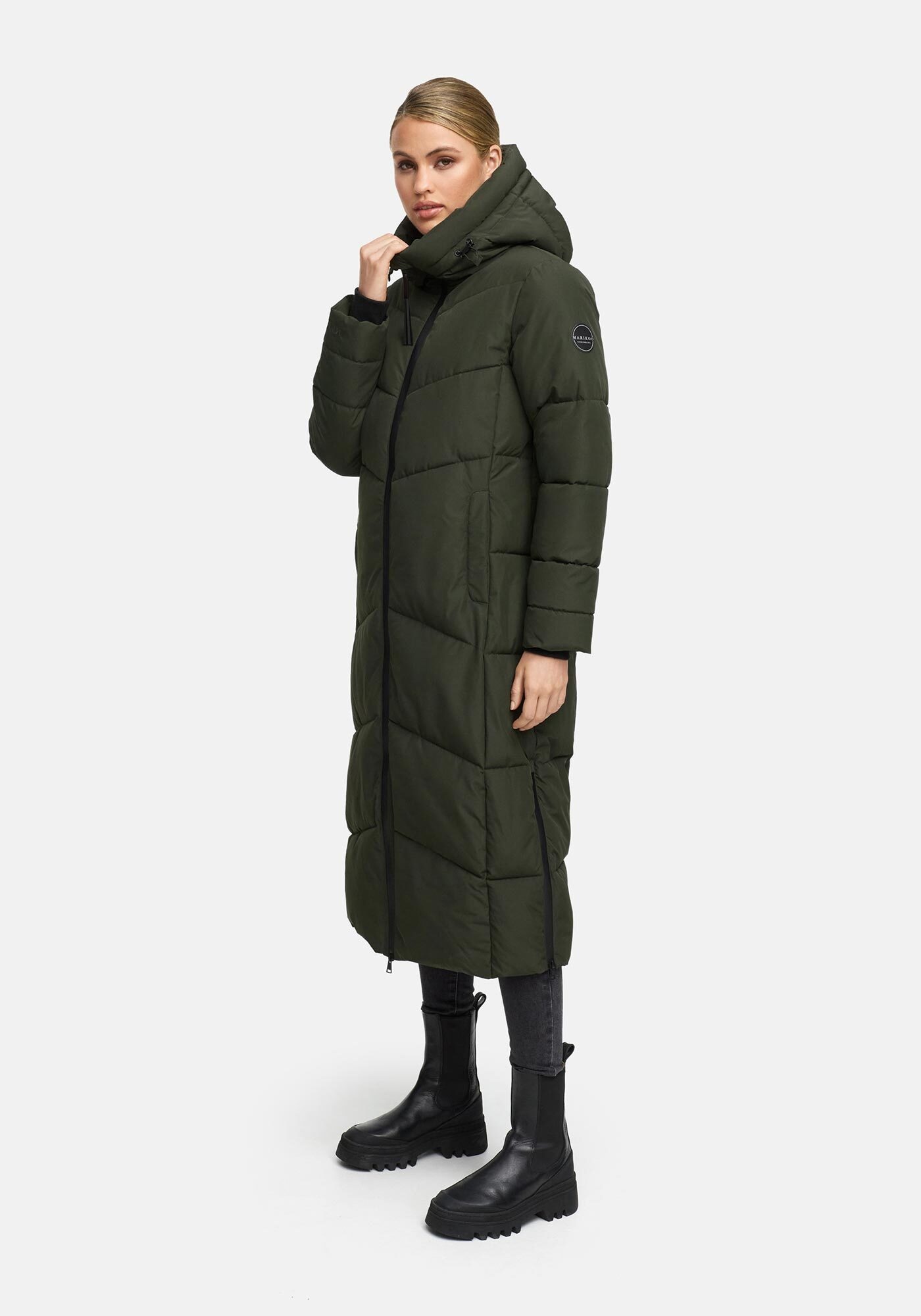 Marikoo Winterjacke »Marikoo Firella Damen Winter Steppmantel Winterjacke Parka N065«