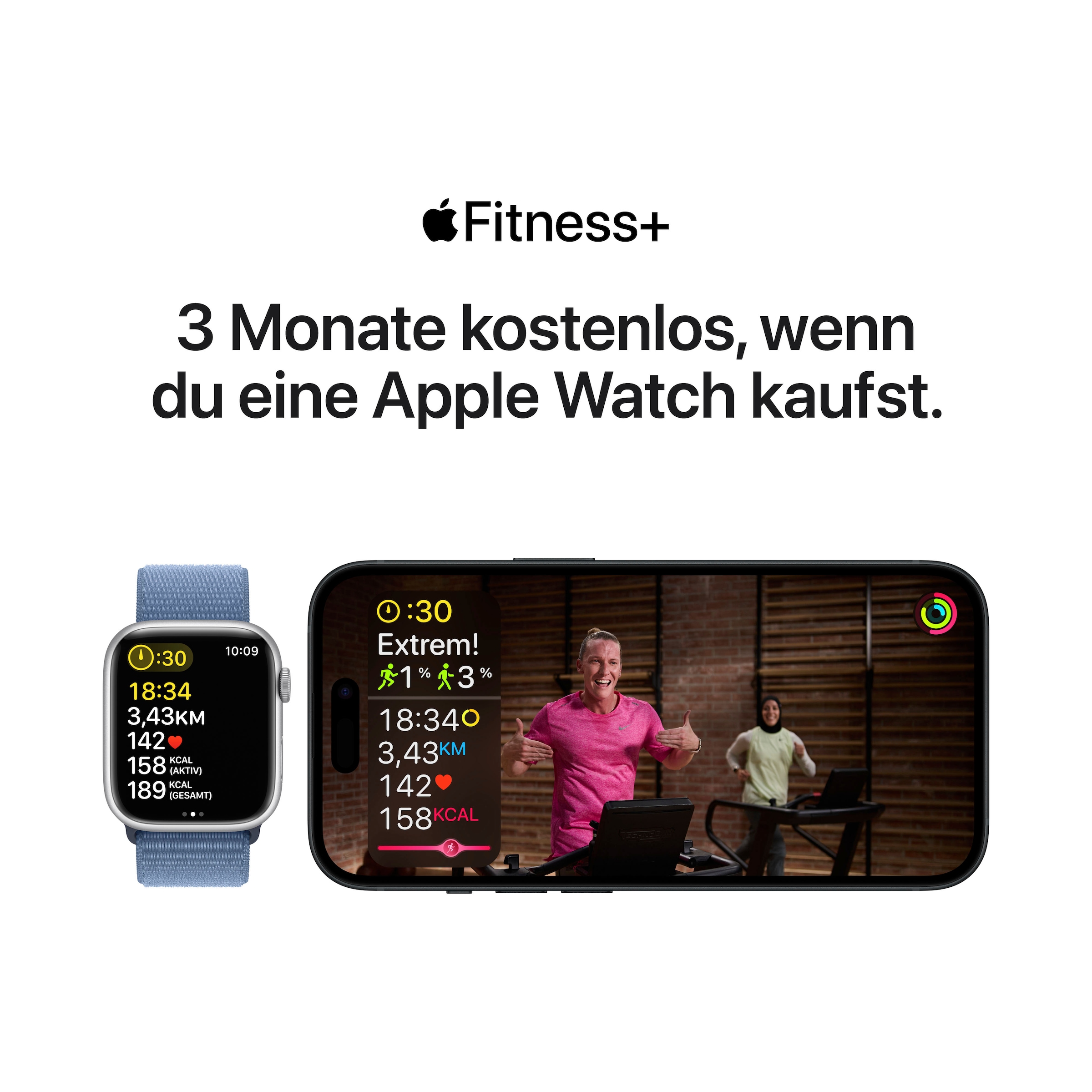 Apple Smartwatch »Watch Series 9 GPS Aluminium 45mm M/L«, (Watch OS 10  Sport Band) online bei UNIVERSAL
