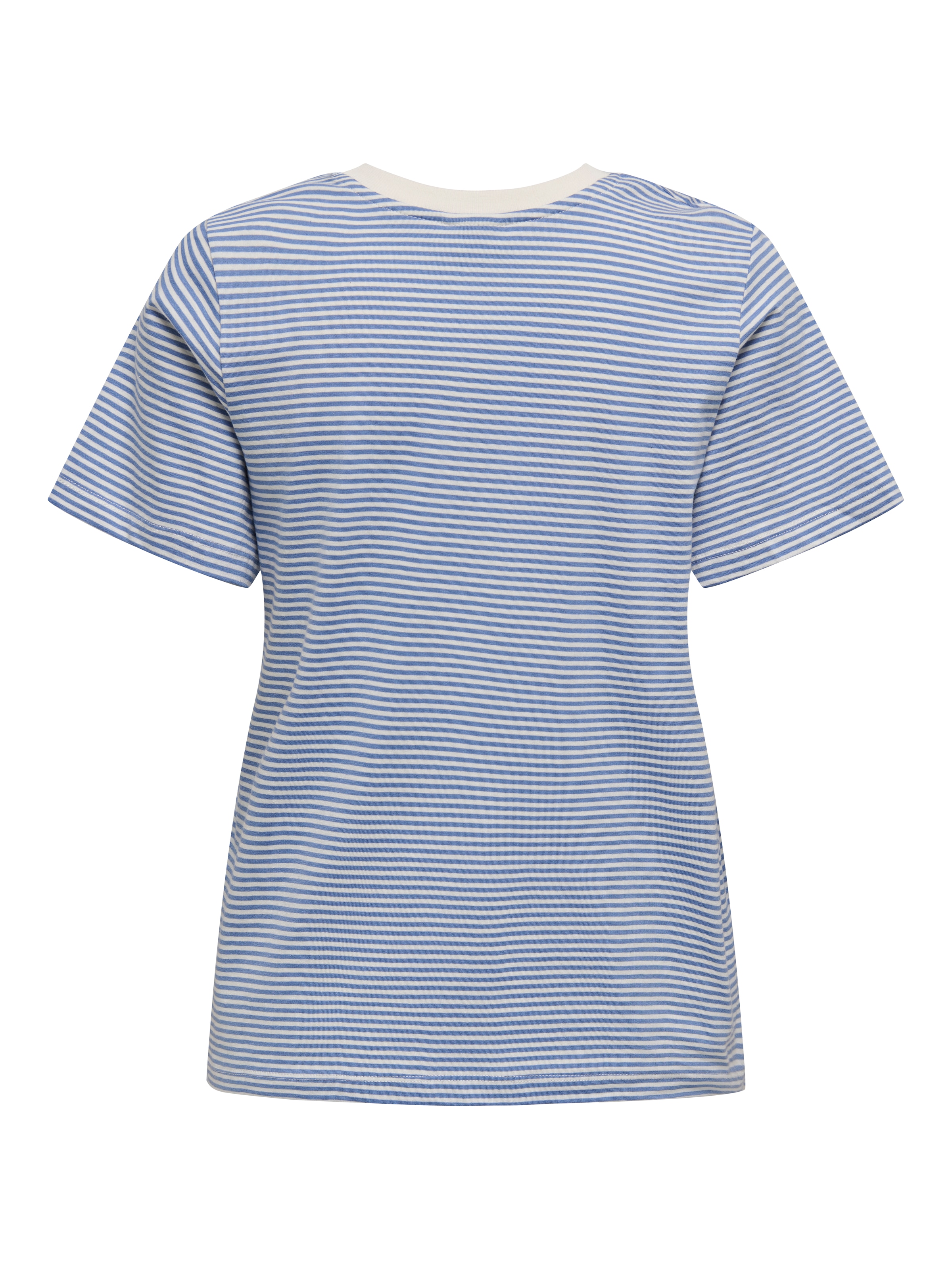 JDY Kurzarmshirt »JDYPISA S/S PRINT TOP JRS NOOS«, mit Herz Stickerei