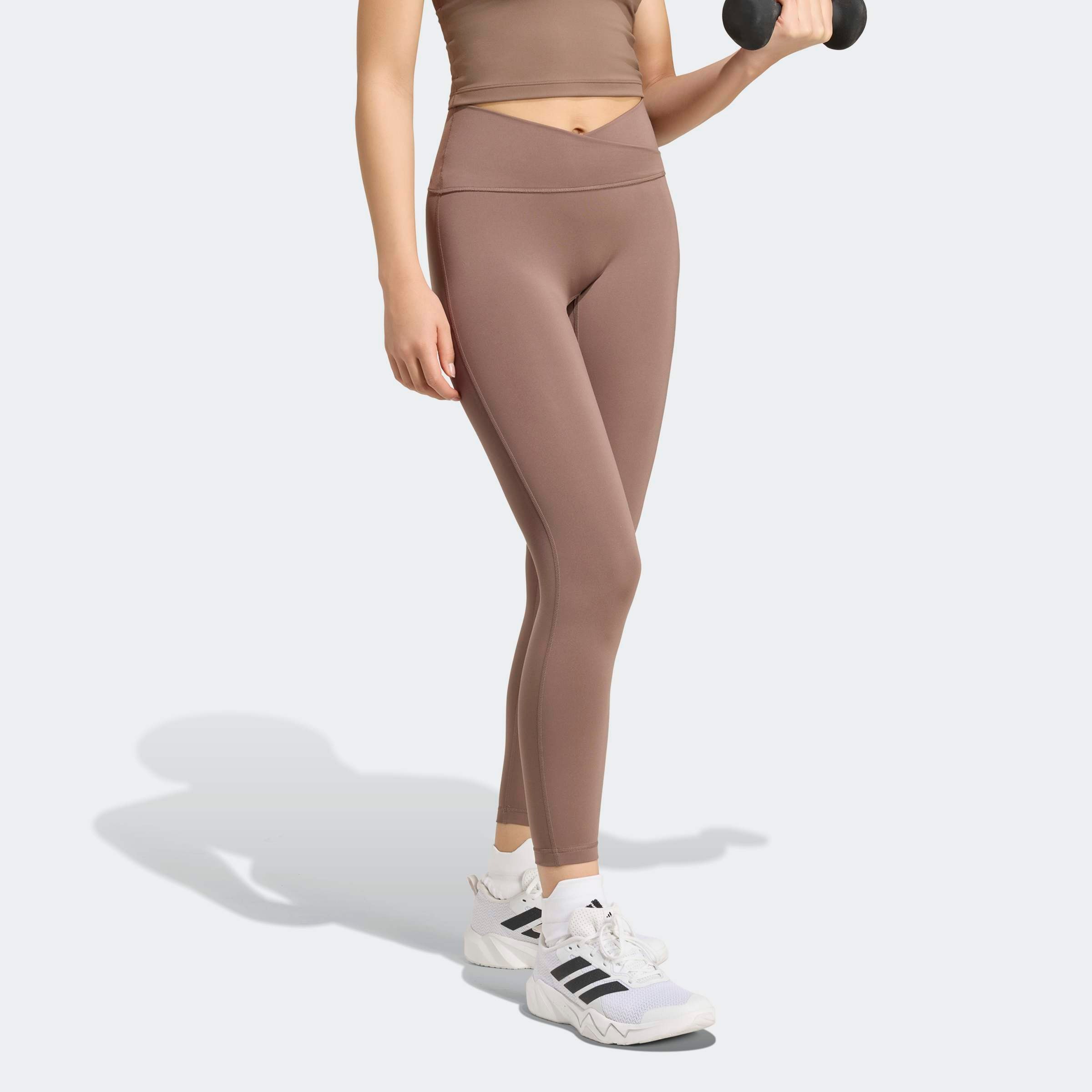 adidas Performance Trainingstights »3-STREIFEN STUDIO ALL ME 7/8 X-OVER LEGGINGS«